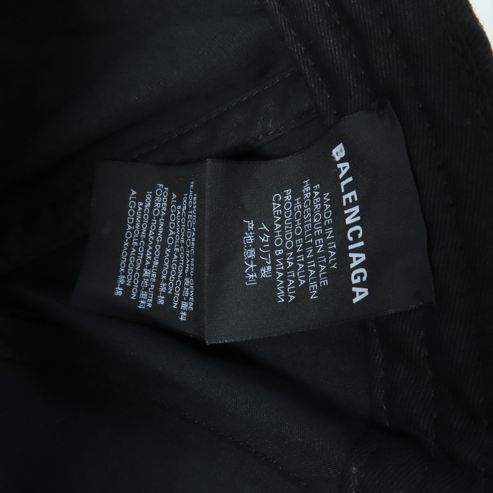 BALENCIAGA Hat Canvas Black