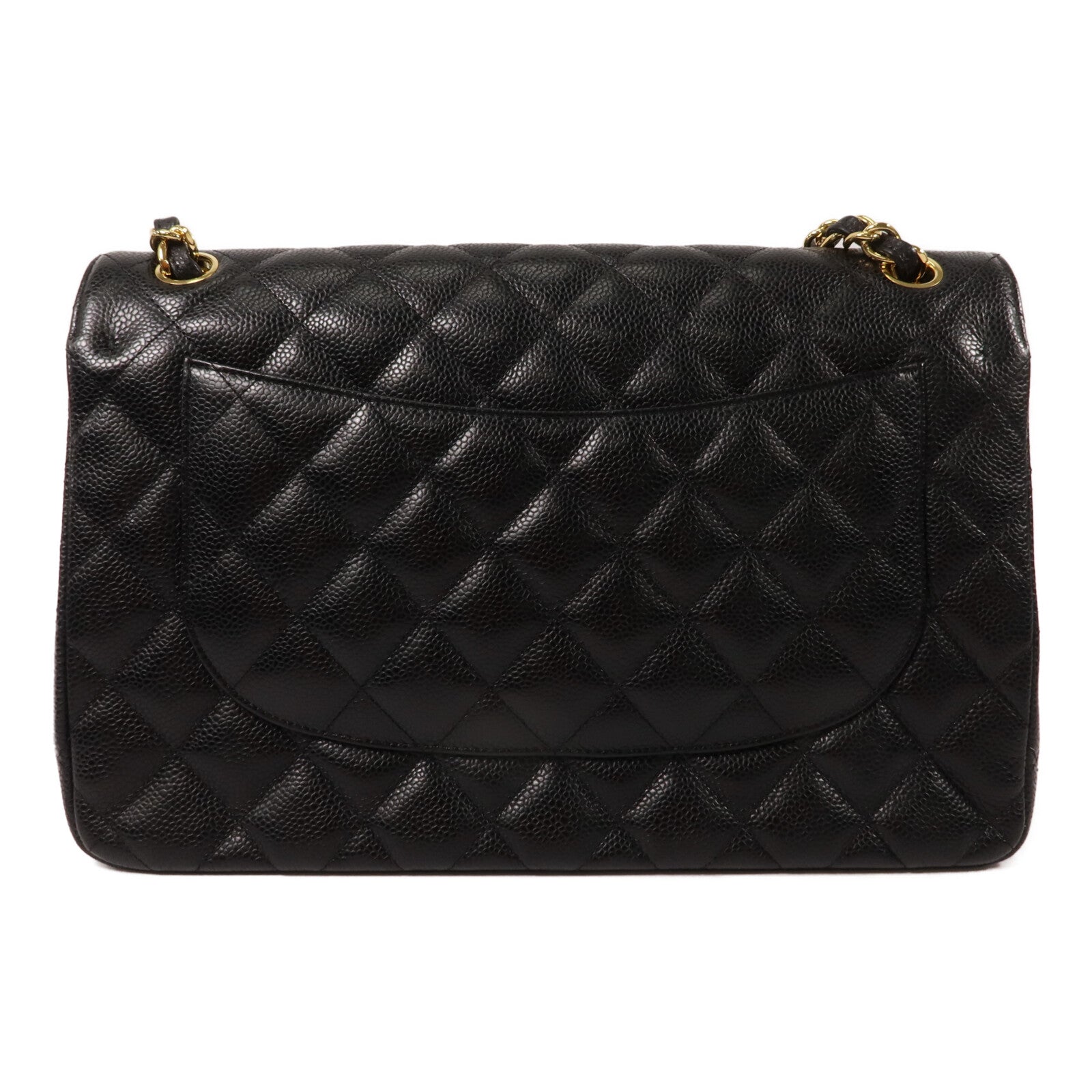 CHANEL 牛皮皮革Large Classic鏈帶肩背袋