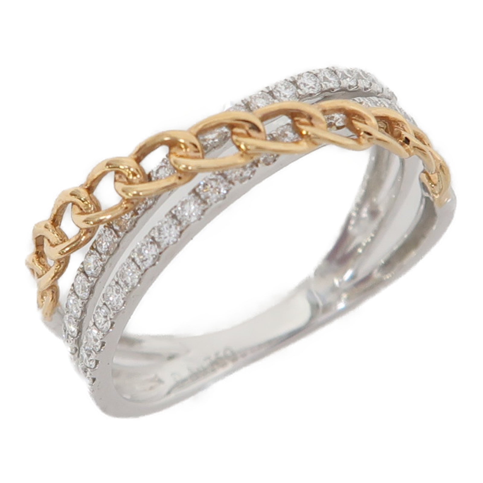 JEWELRY 18K白金Ring 0.32ct鑽石戒指US#6.75