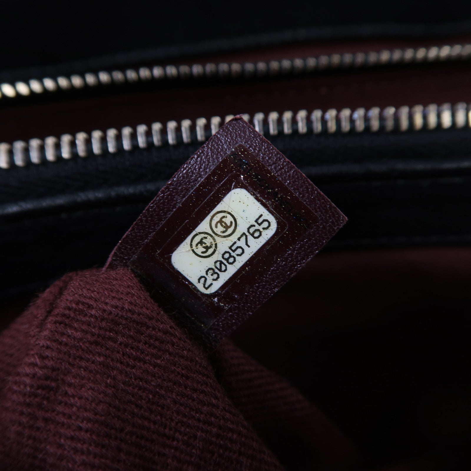 CHANEL 菱格牛皮皮革Shoulder Bag金扣手挽肩背兩用袋黑色