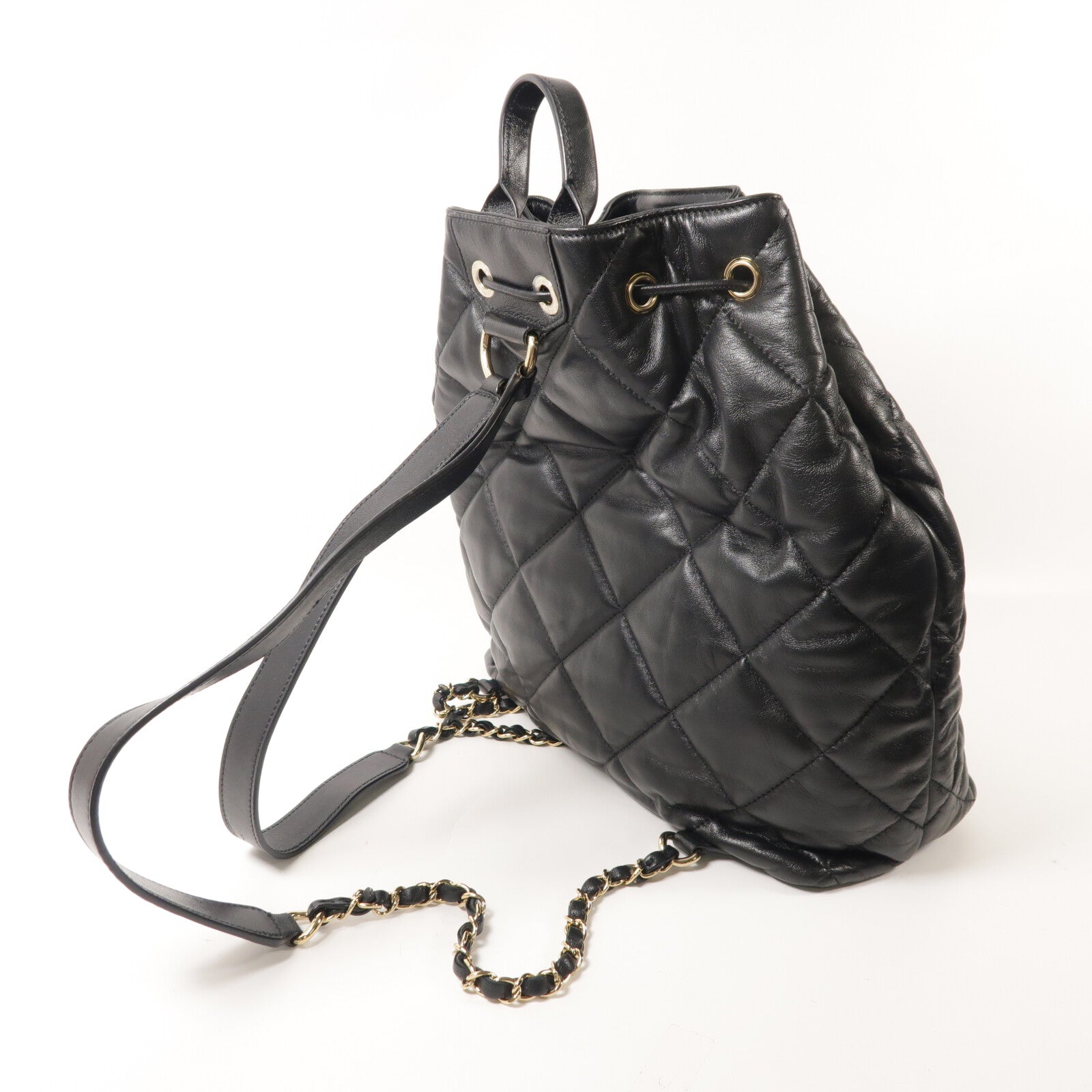 CHANEL 牛皮皮革Backpack背包