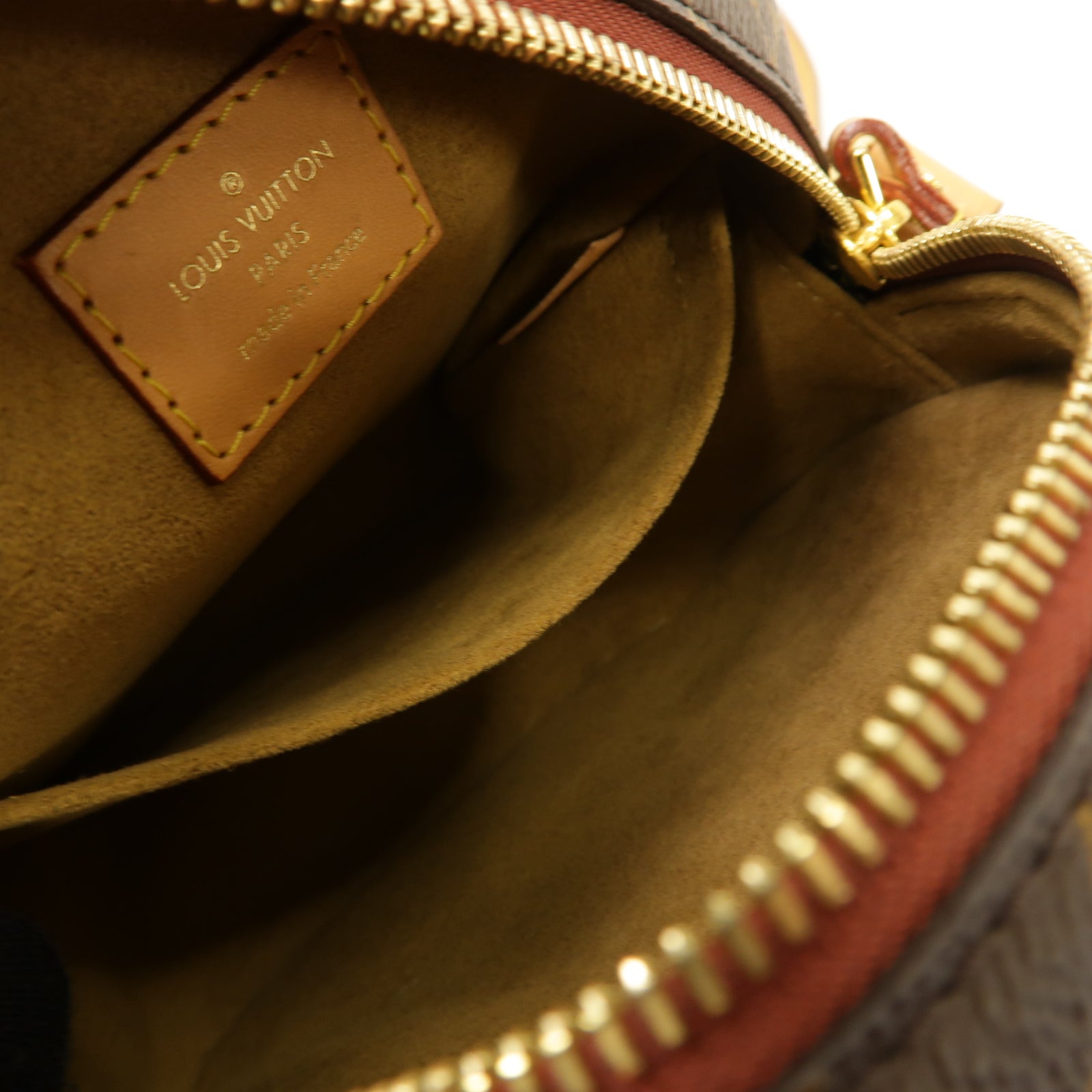 LOUIS VUITTON Monogram Boite Chapeau Souple PM金扣肩背袋啡色