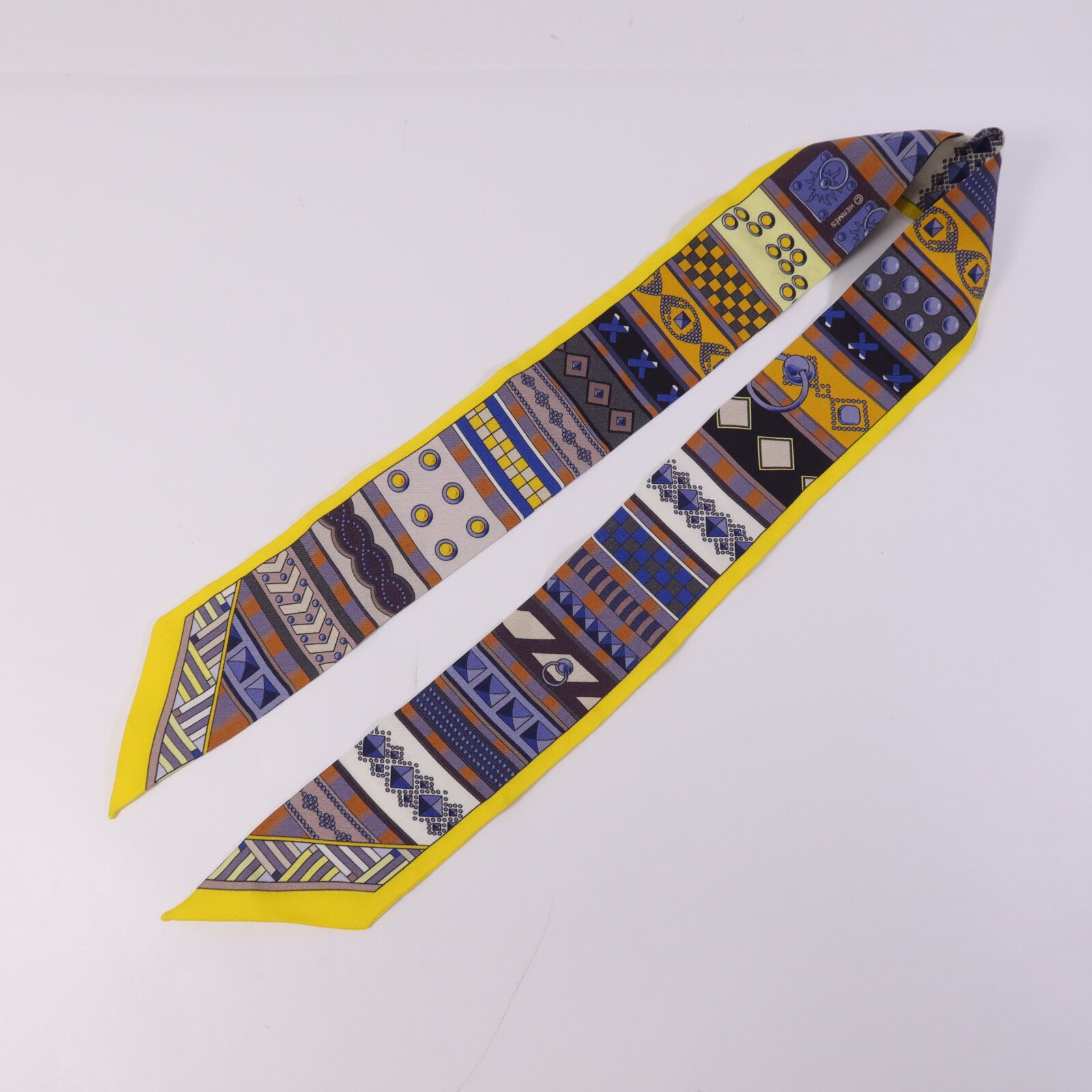 HERMES 絲質Twilly絲巾