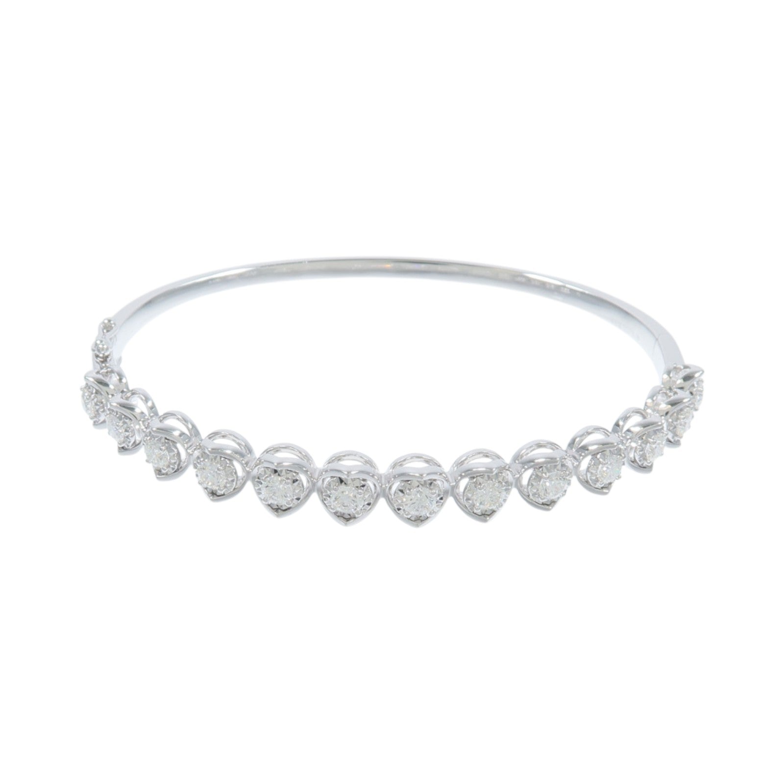 JEWELRY 18K白金Diamond Bangle鑽石手鐲