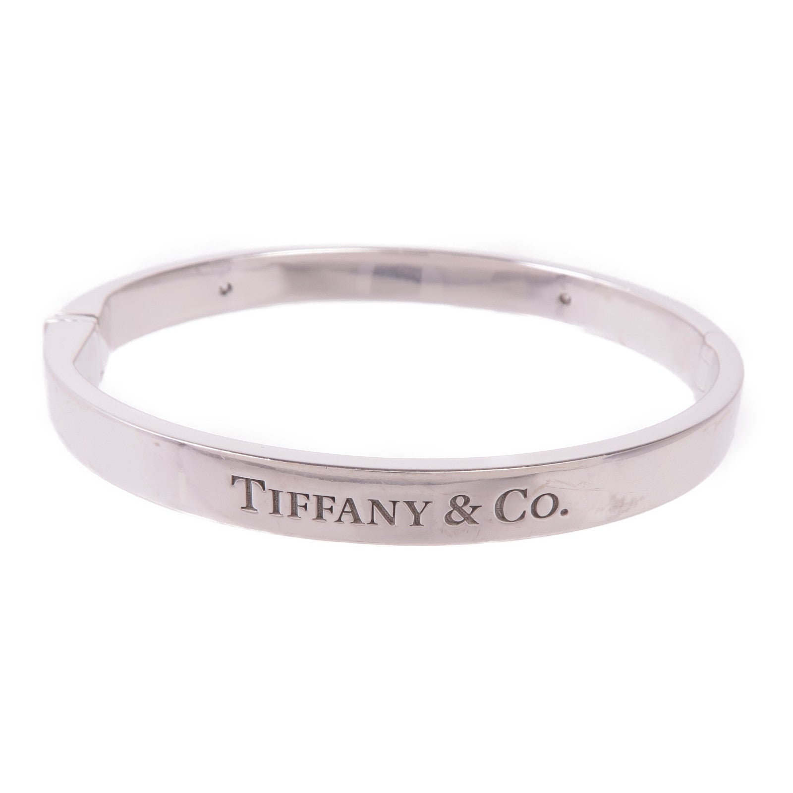 TIFFANY＆CO 18K白金Bangle手鐲