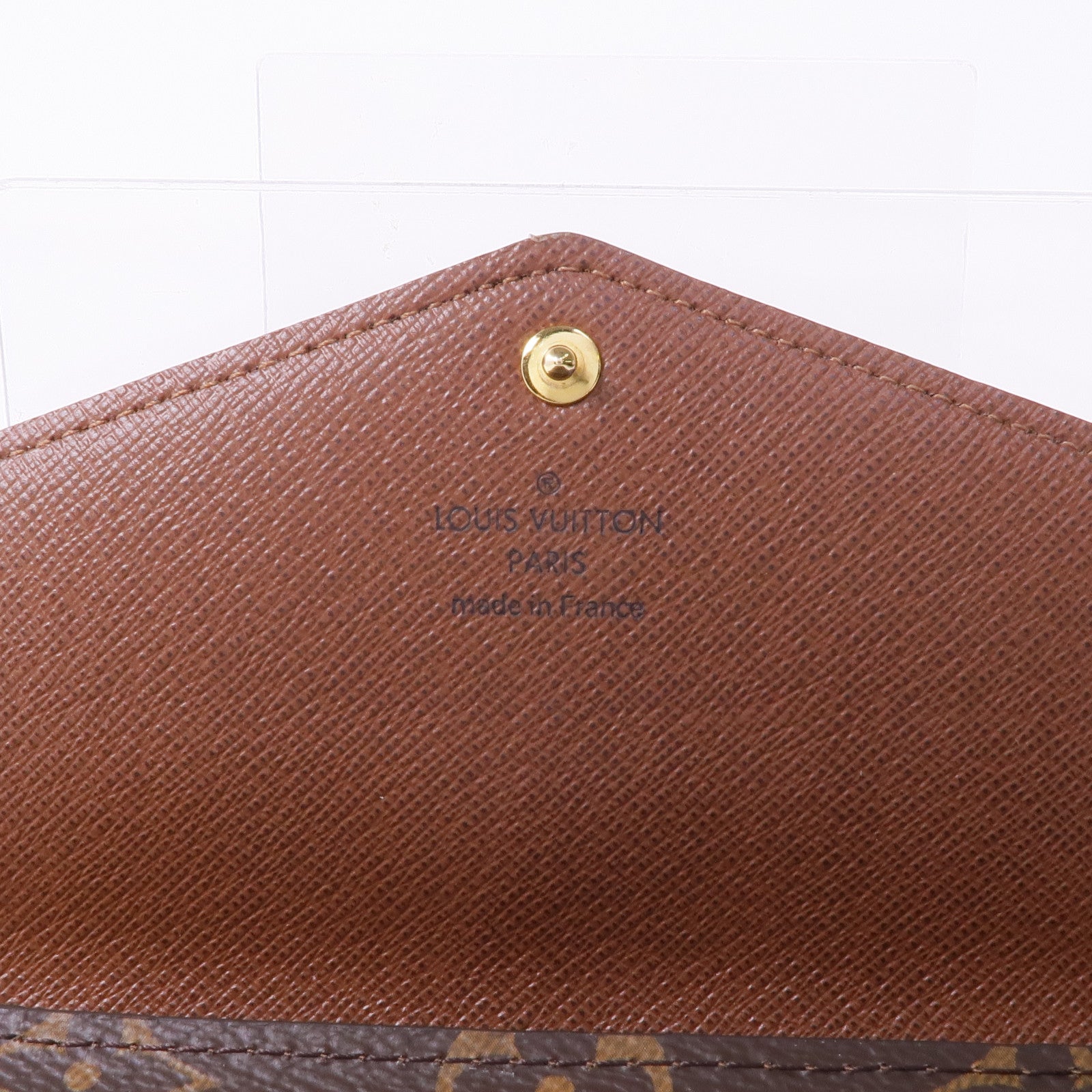 LOUIS VUITTON Monogram Portefeuille Sara金扣長錢包