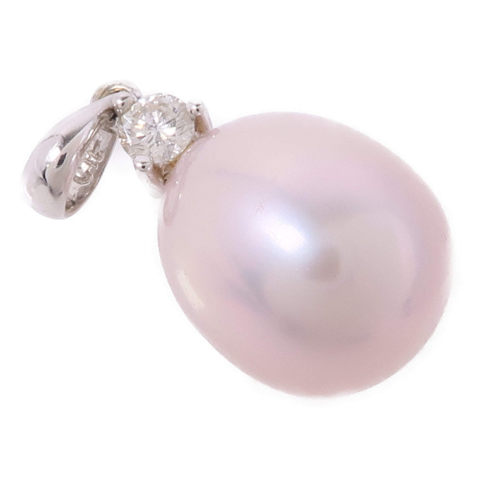 JEWELRY 18K白金Pearl Pendant Top珍珠吊墜