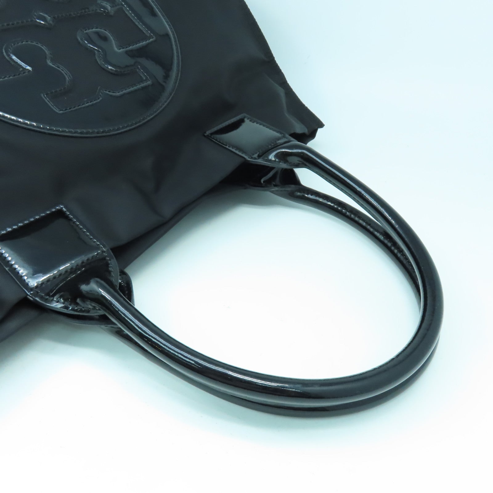 Tory Burch 【激減優惠】尼龍Tote Bag金扣手挽袋黑色