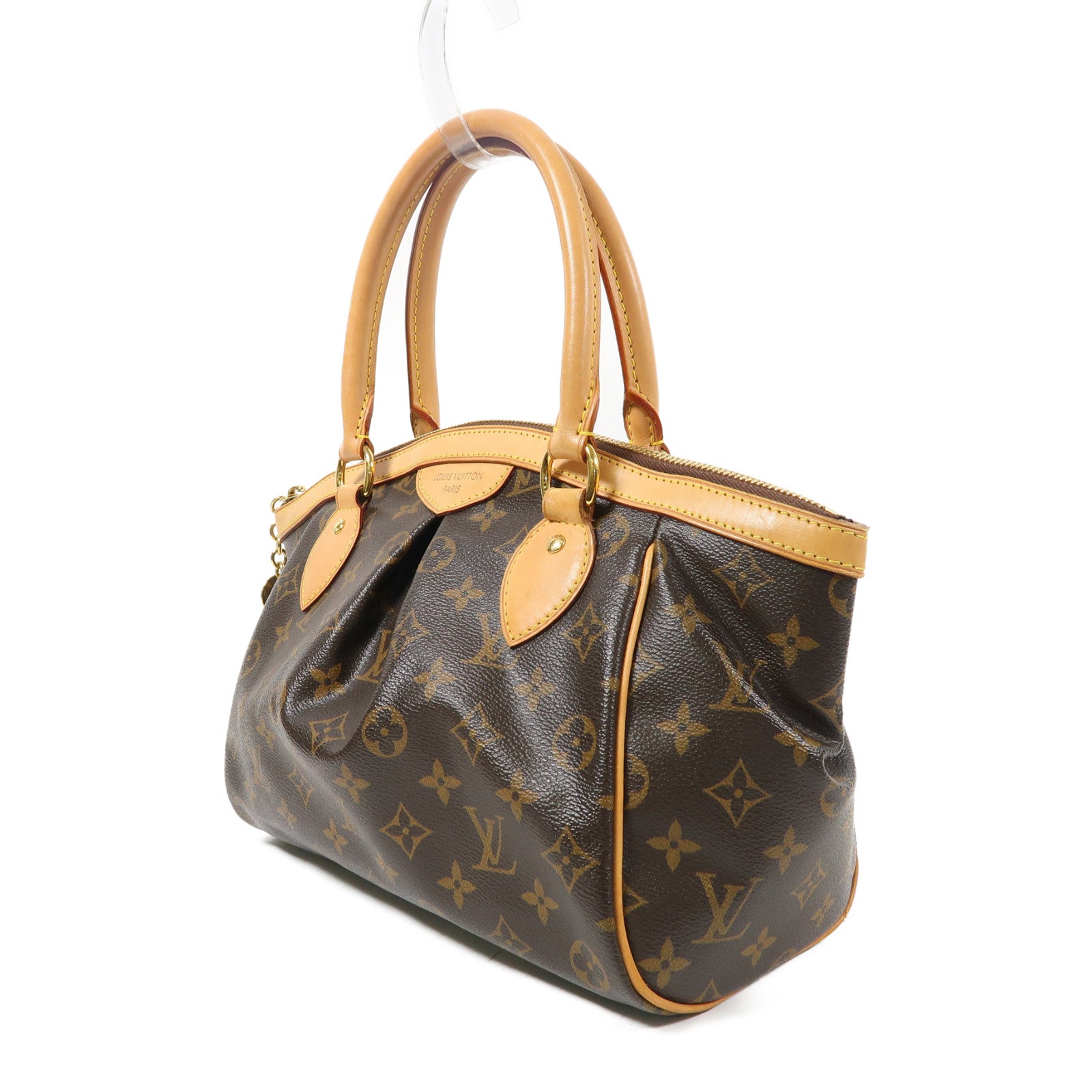 LOUIS VUITTON 【激減優惠】Monogram Tivoli PM金扣手挽袋啡色
