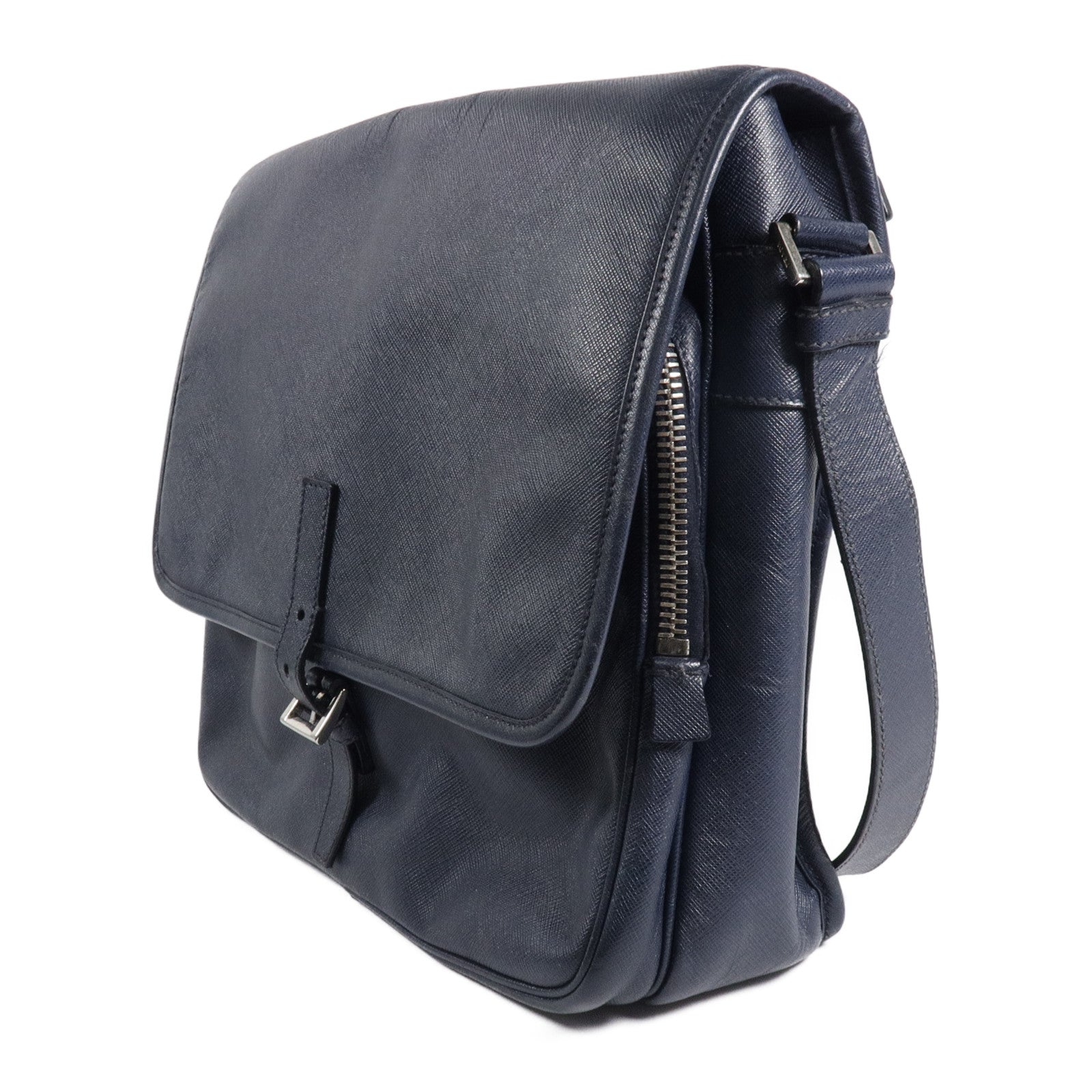 PRADA Saffiano皮革Messenger Bag肩背袋