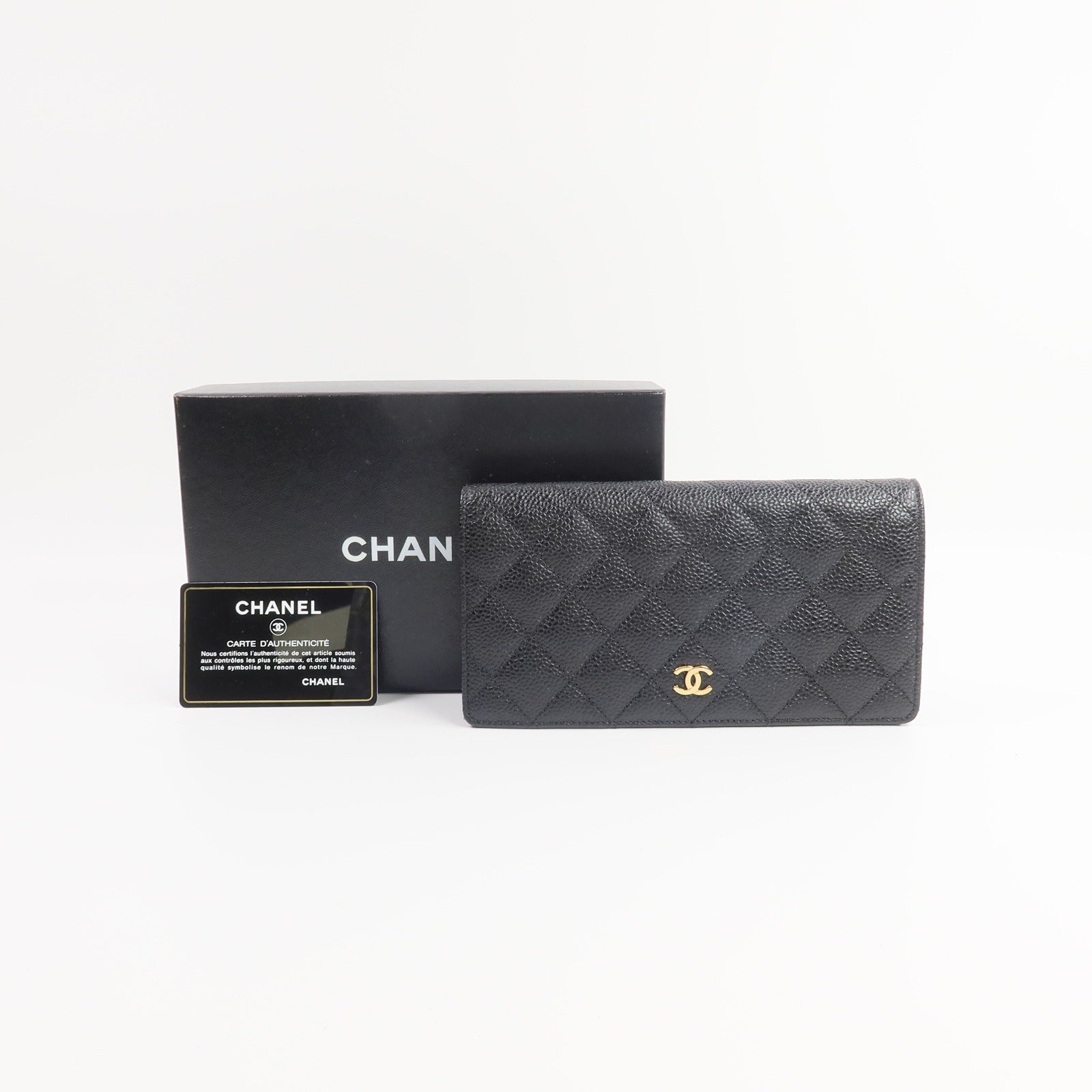 CHANEL 牛皮皮革Long Wallet長錢包
