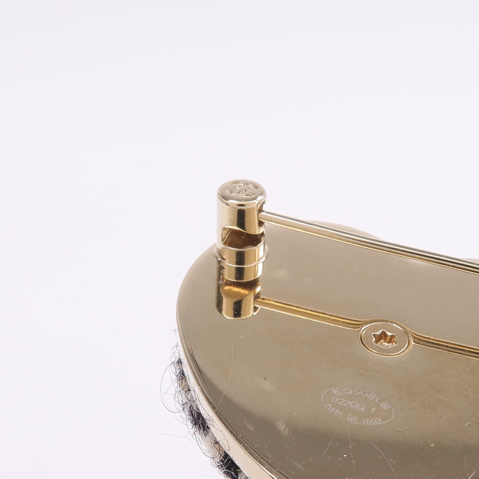 CHANEL 金屬/粗花呢Brooch胸針