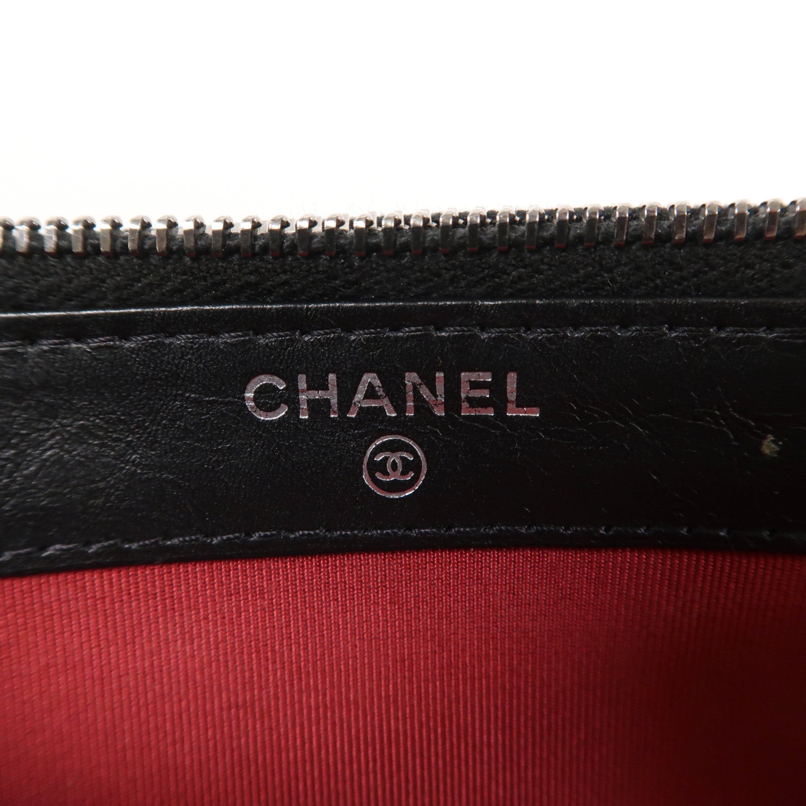 CHANEL 菱格皮革Gabrielle Clutch With Chain鏈帶肩背袋黑色