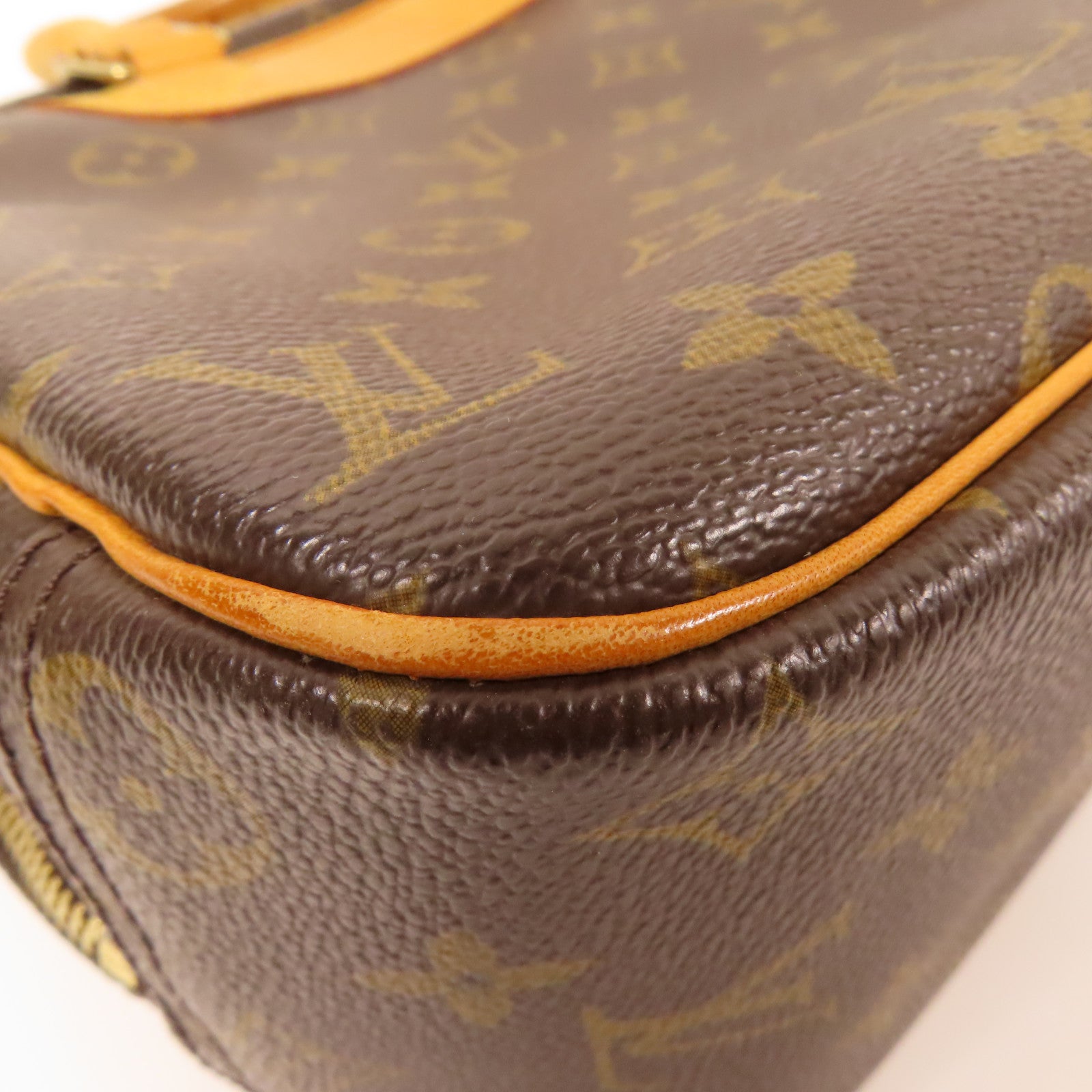 LOUIS VUITTON LV GHW Trouville Hand Bag M42228 Monogram Brown