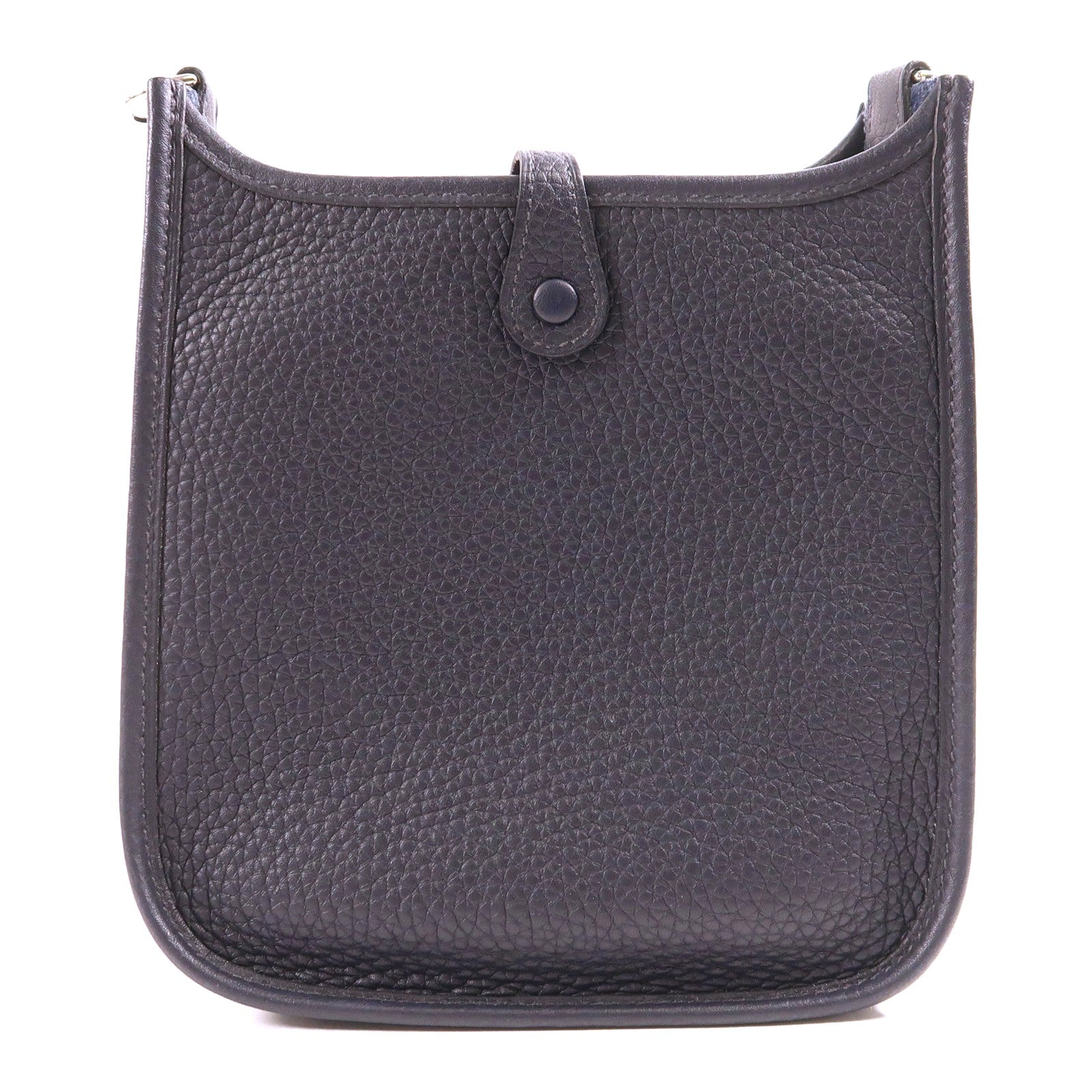 HERMES Clemence皮革Evelyne TPM銀扣肩背袋