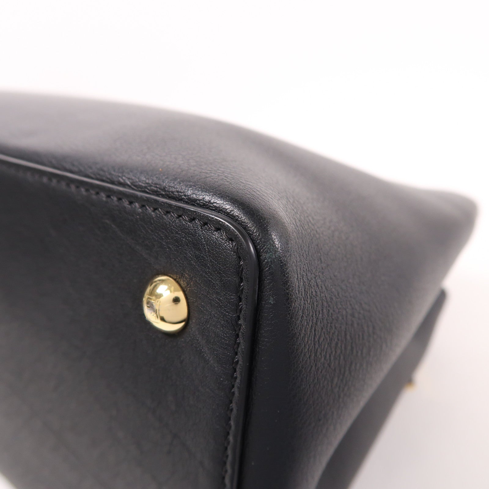 FENDI 【激減優惠】牛皮皮革2 Jours金扣手挽肩背兩用袋