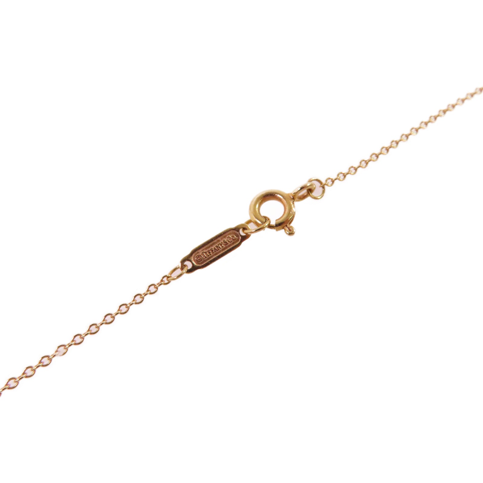 TIFFANY＆CO 【激減優惠】K18玫瑰金Key Necklace項鏈