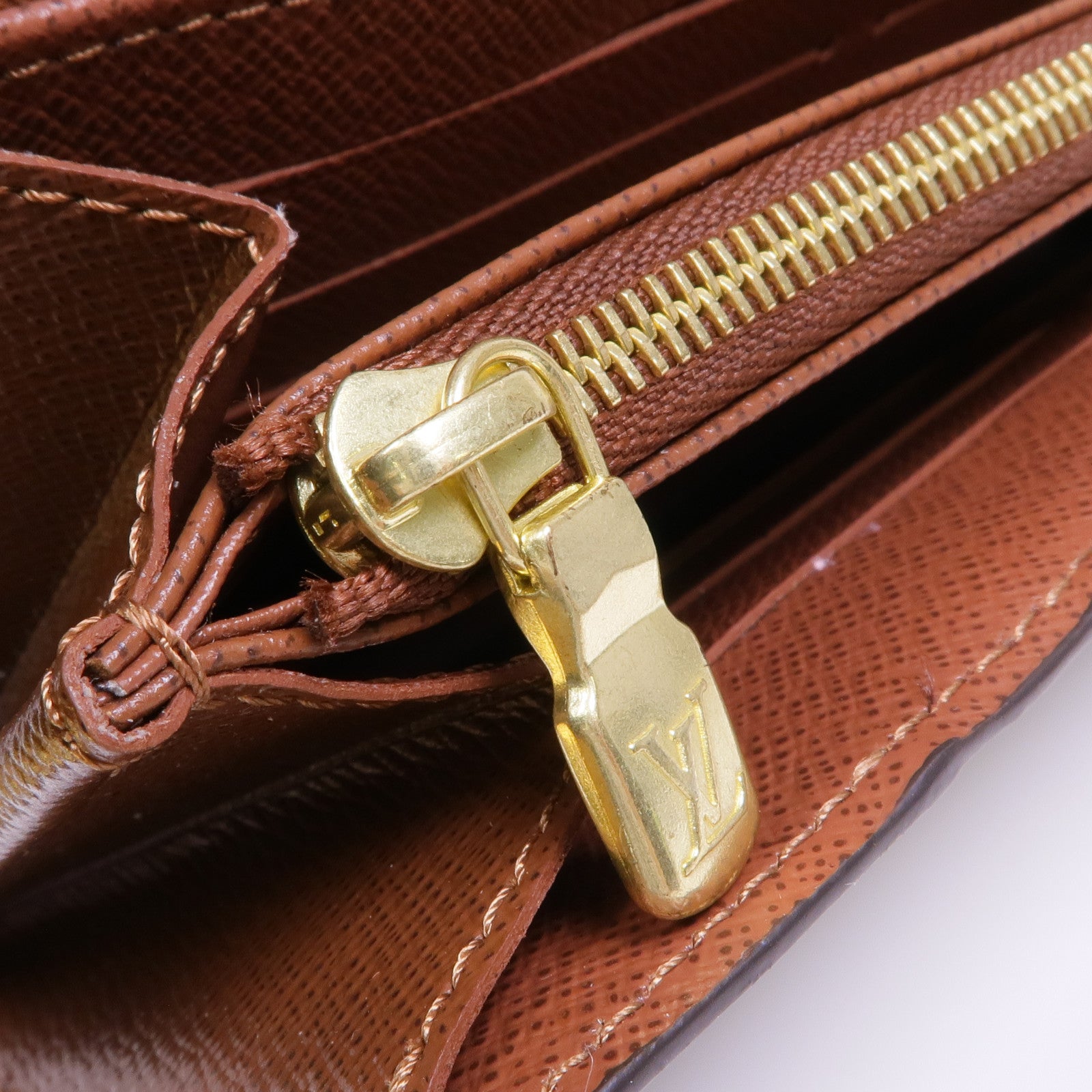 LOUIS VUITTON Monogram Portefeuille Sara金扣長錢包