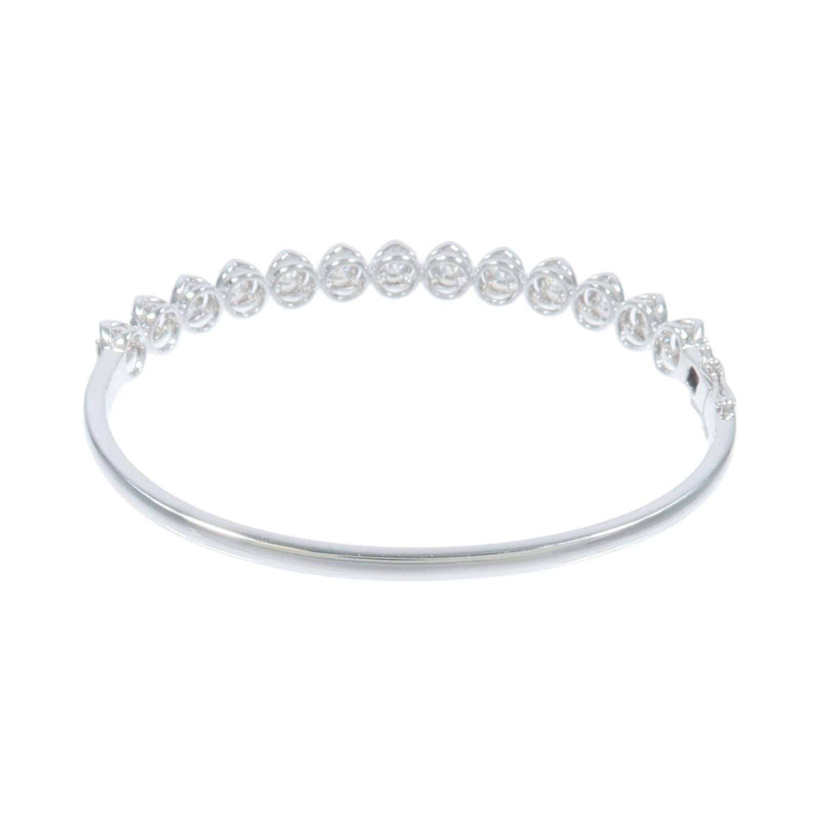 JEWELRY 18K白金Diamond Bangle鑽石手鐲