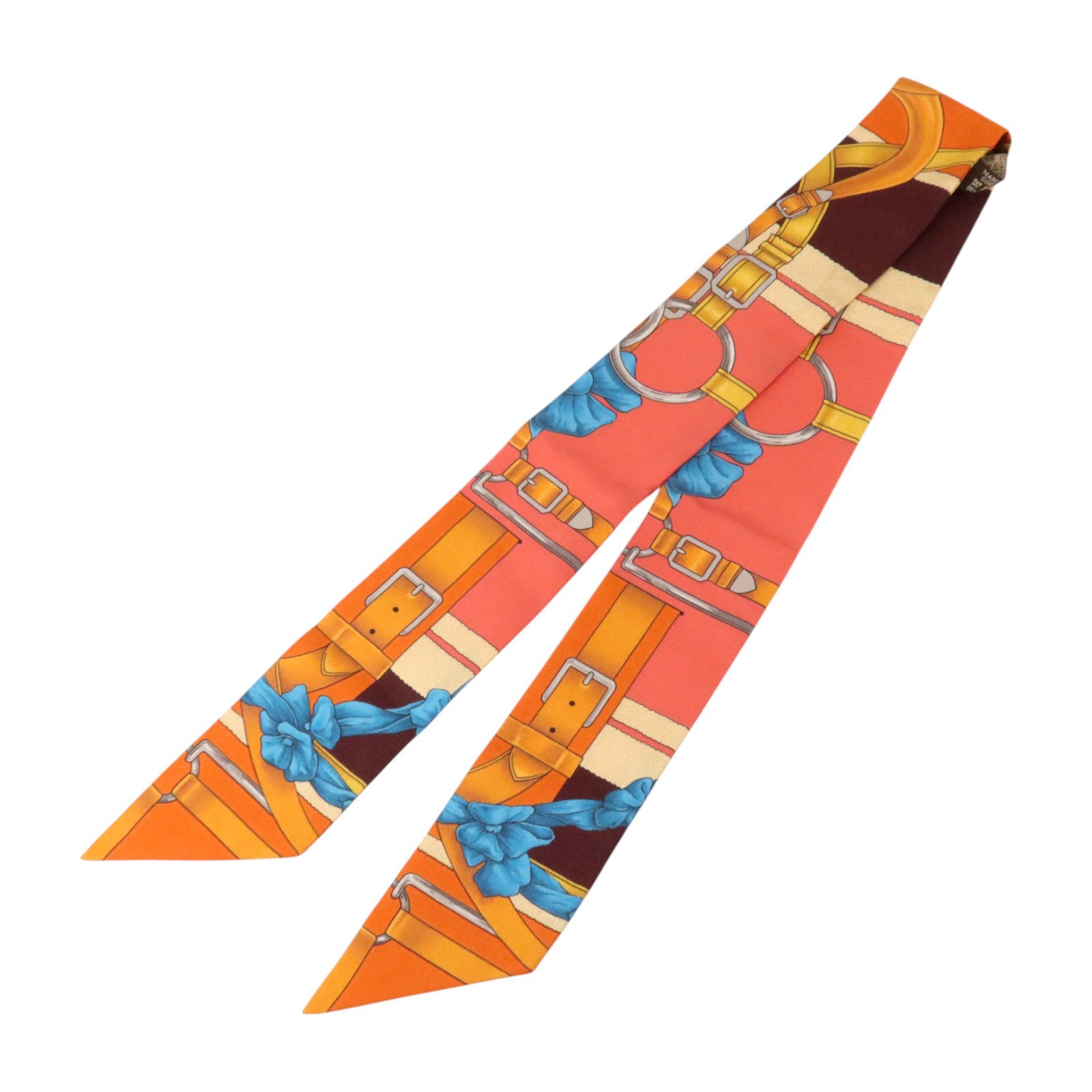 HERMES 【激減優惠】絲質Twilly絲巾