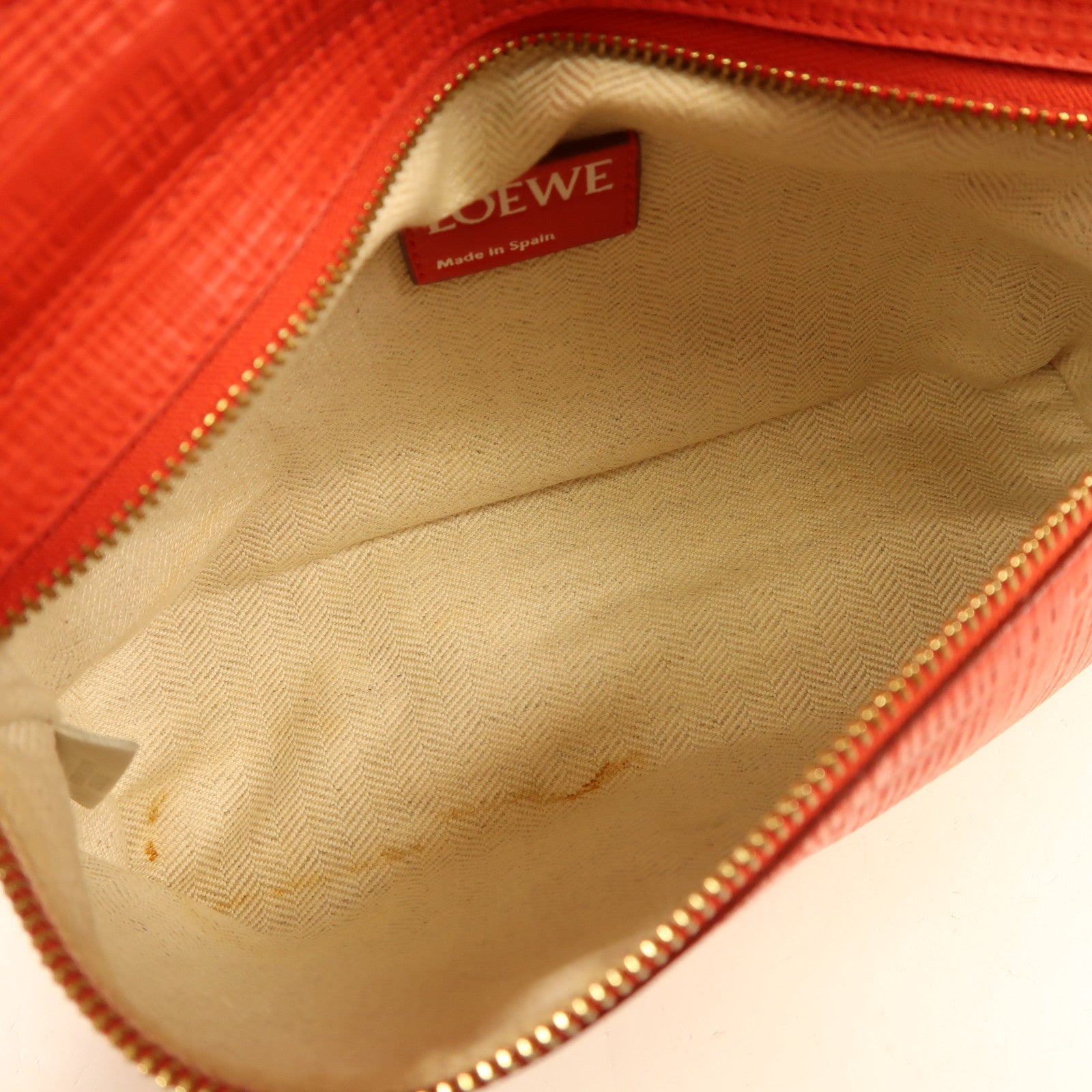 LOEWE 牛皮皮革Shoulder Bag金扣肩背袋