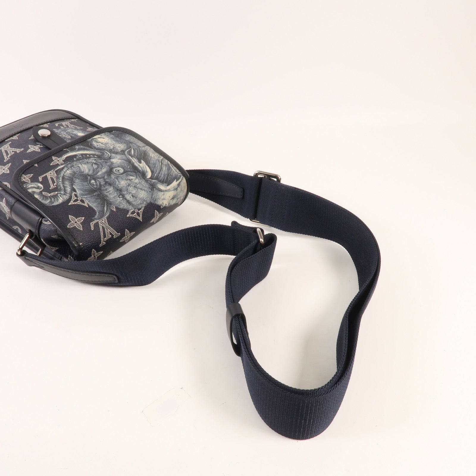 LOUIS VUITTON Monogram Savannah Messenger BB銀扣肩背袋