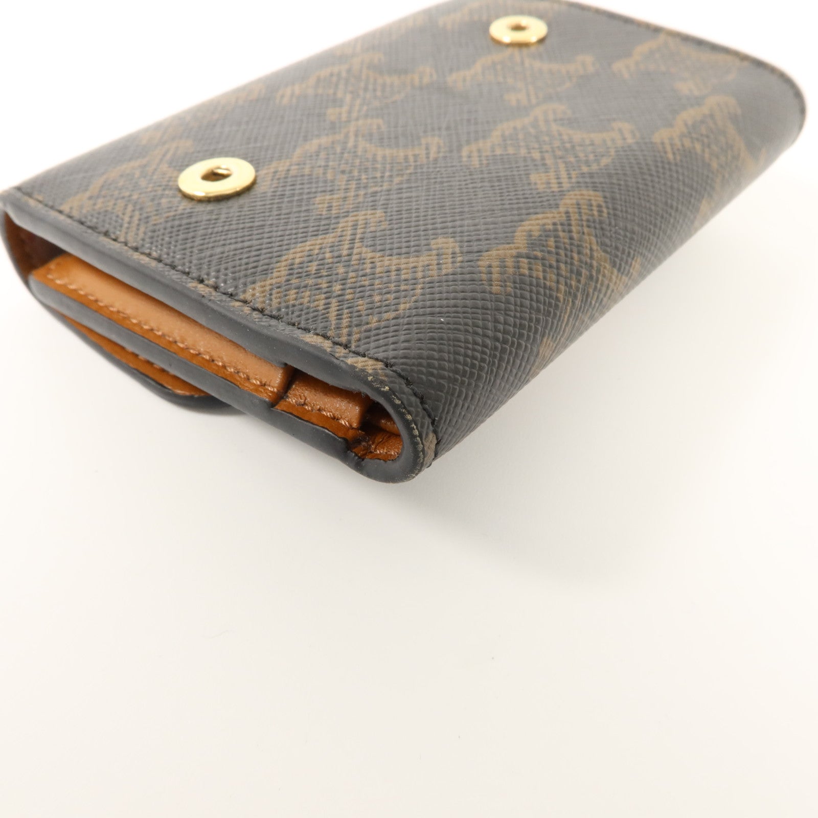 CELINE Triomphe帆布Compact Wallet With Coin Purse錢包