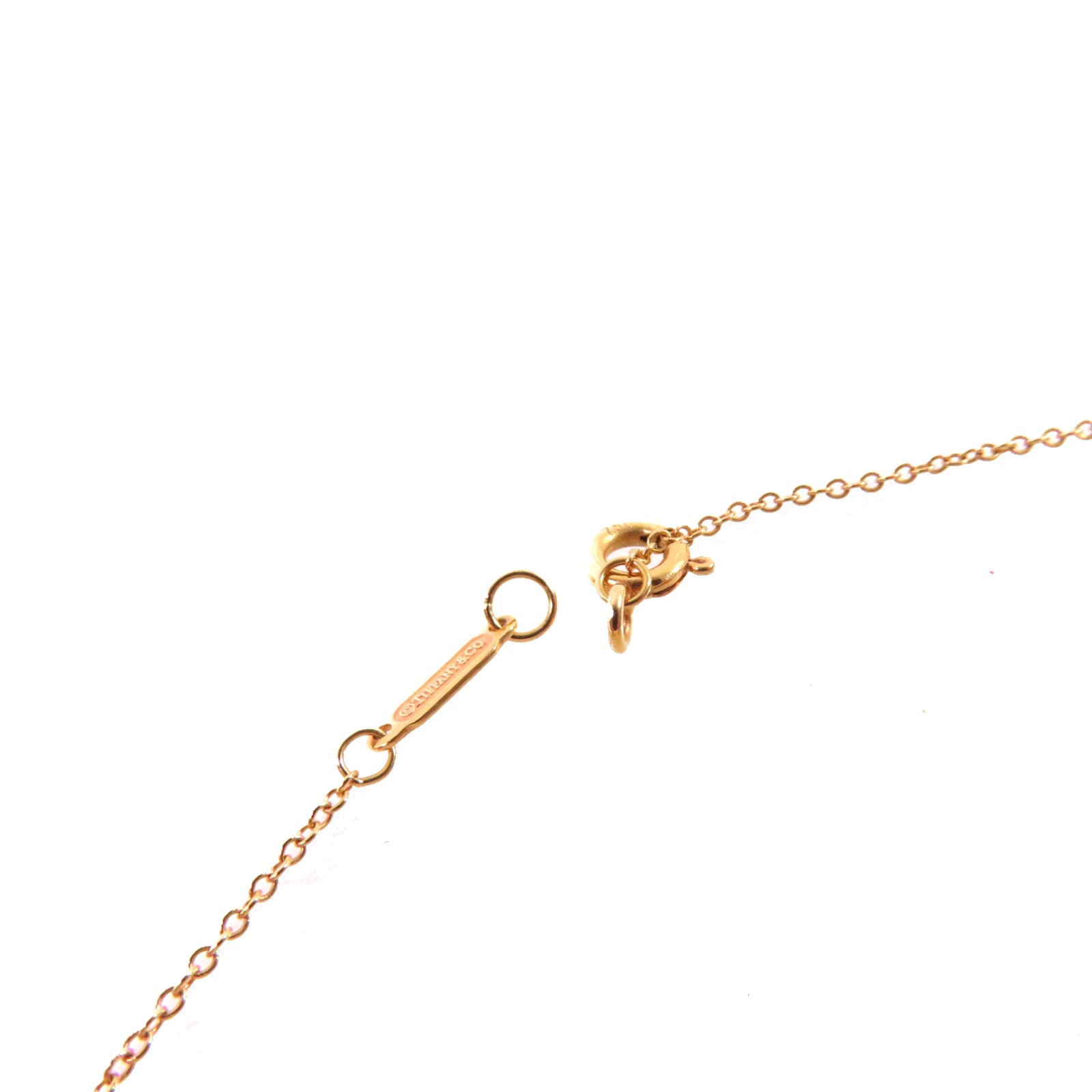 TIFFANY＆CO 【激減優惠】K18玫瑰金Key Necklace項鏈