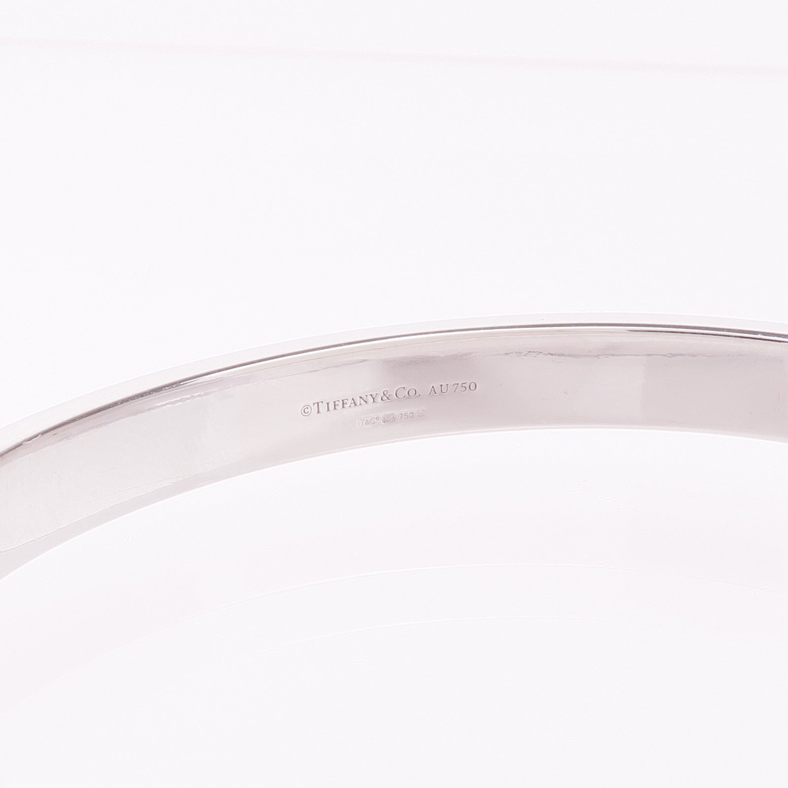 TIFFANY＆CO 18K白金Bangle手鐲