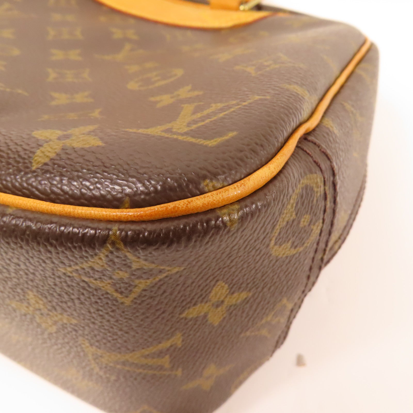LOUIS VUITTON LV GHW Trouville Hand Bag M42228 Monogram Brown