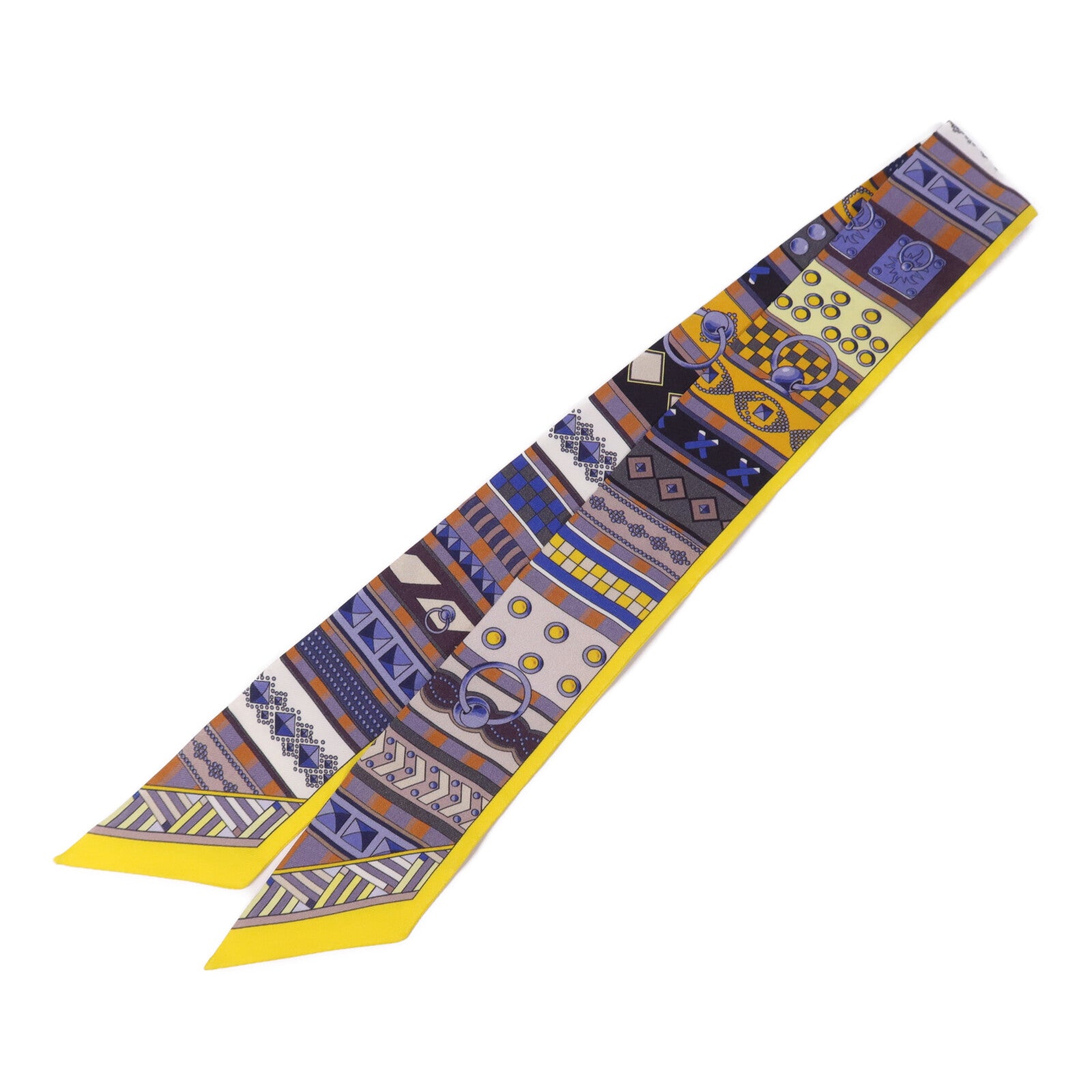 HERMES 絲質Twilly絲巾