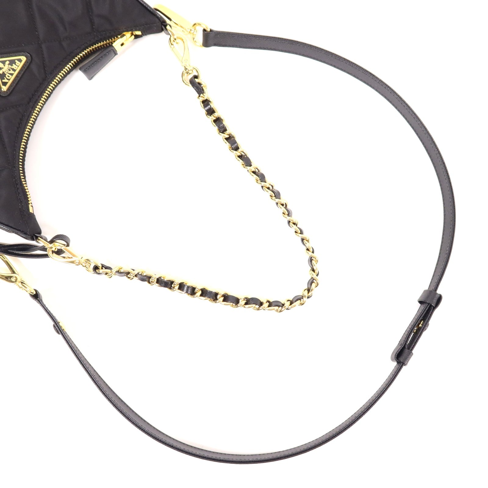 PRADA GHW Re-Edition 1995 2 Way Bag Nylon Black 7556