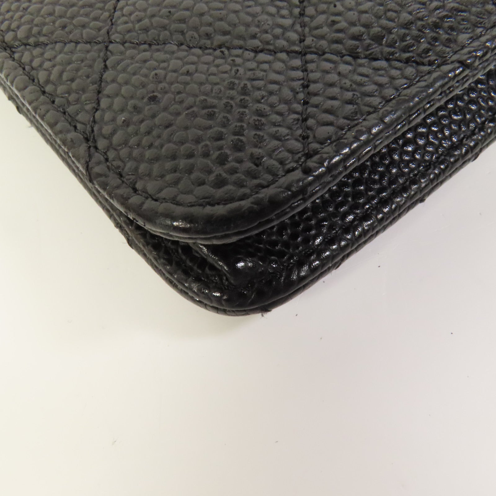 CHANEL 牛皮皮革WOC Wallet On Chain金扣鏈帶肩背袋