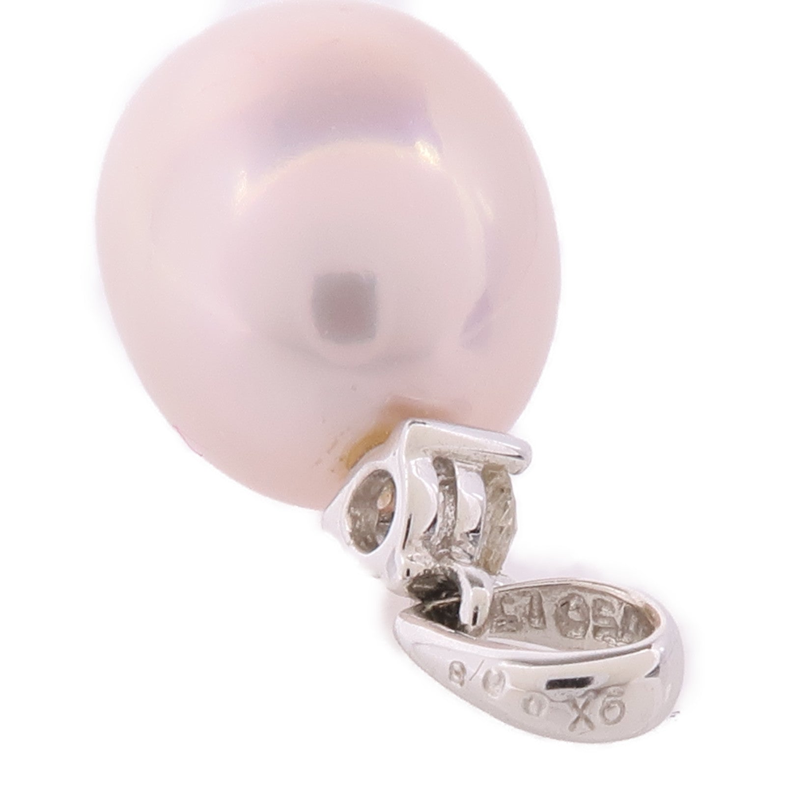 JEWELRY 18K白金Pearl Pendant Top珍珠吊墜