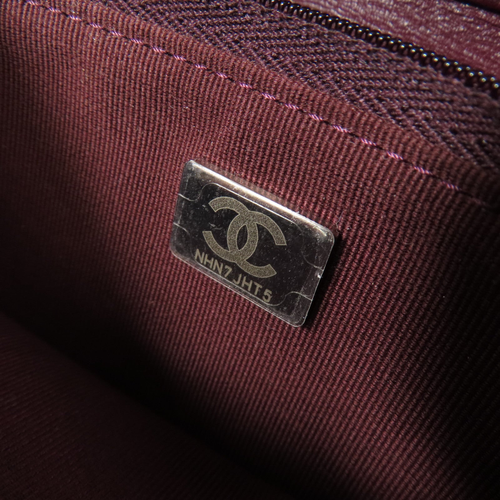 CHANEL 羊皮皮革Wallet On Chain銀扣鏈帶肩背袋
