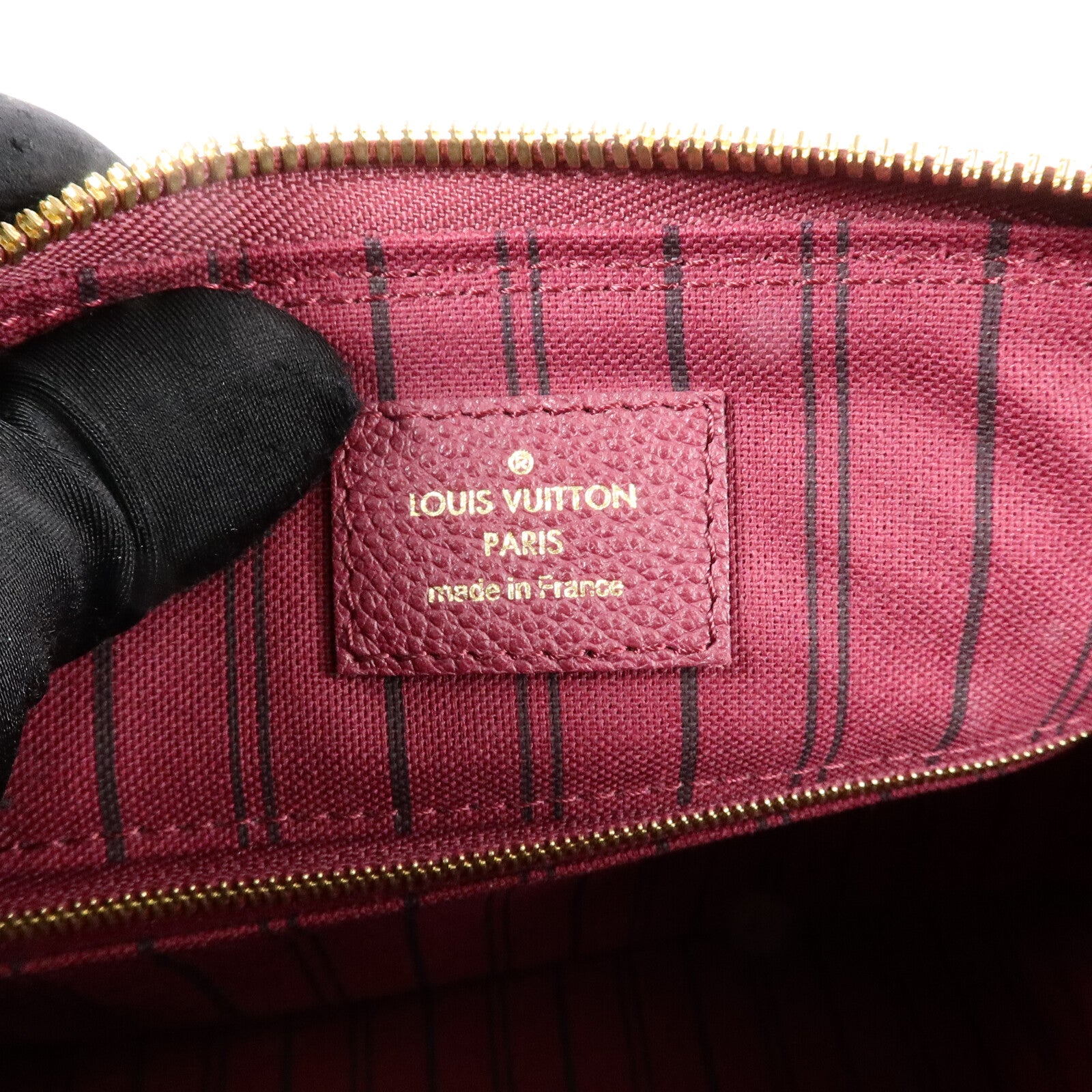 LOUIS VUITTON Monogram Empreinte Speedy 25手挽肩背兩用袋