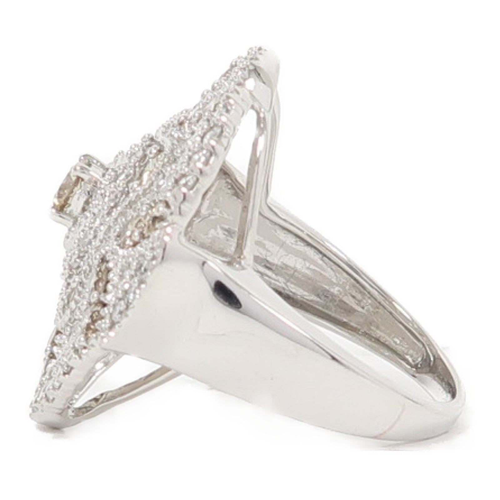 JEWELRY 【激減優惠】18K白金Diamond 8.7g鑽石戒指US#6