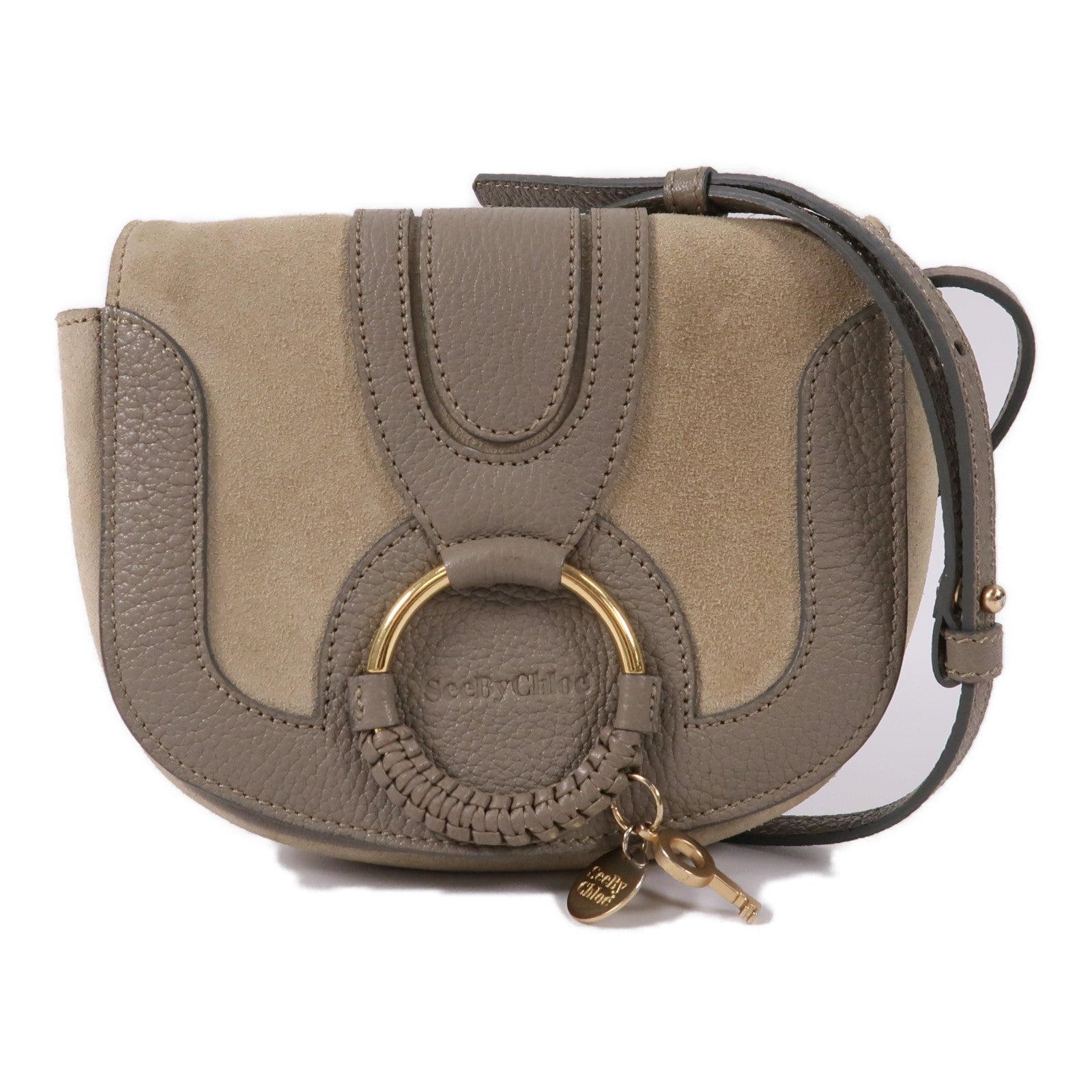 SEE BY CHLOE 牛皮/麂皮皮革Shoulder Bag肩背袋