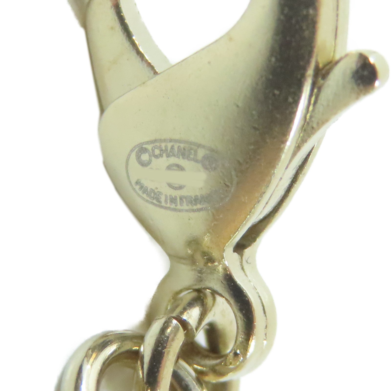 CHANEL 金屬Necklace項鍊銀色#48cm