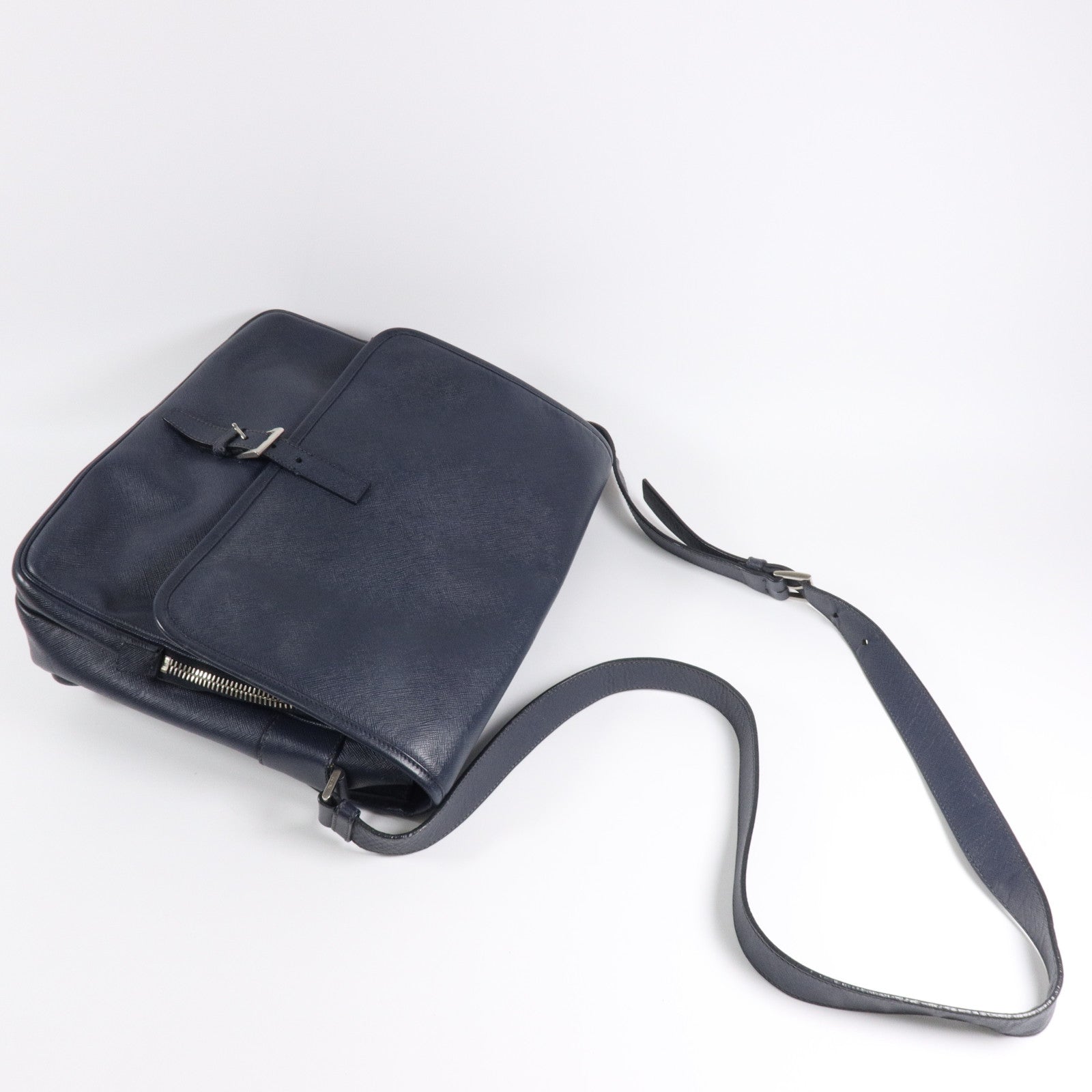 PRADA Saffiano皮革Messenger Bag肩背袋