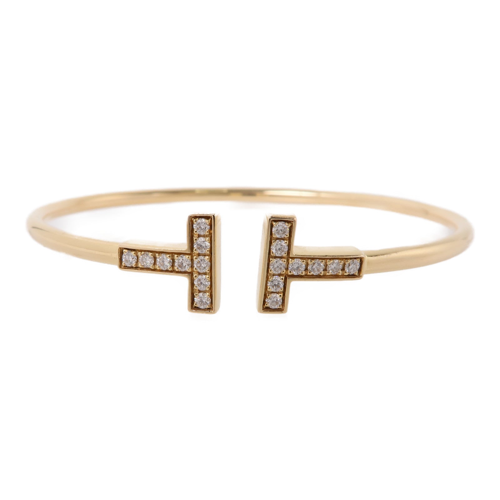 TIFFANY＆CO 18K玫瑰金T Wire Bracelet手鐲
