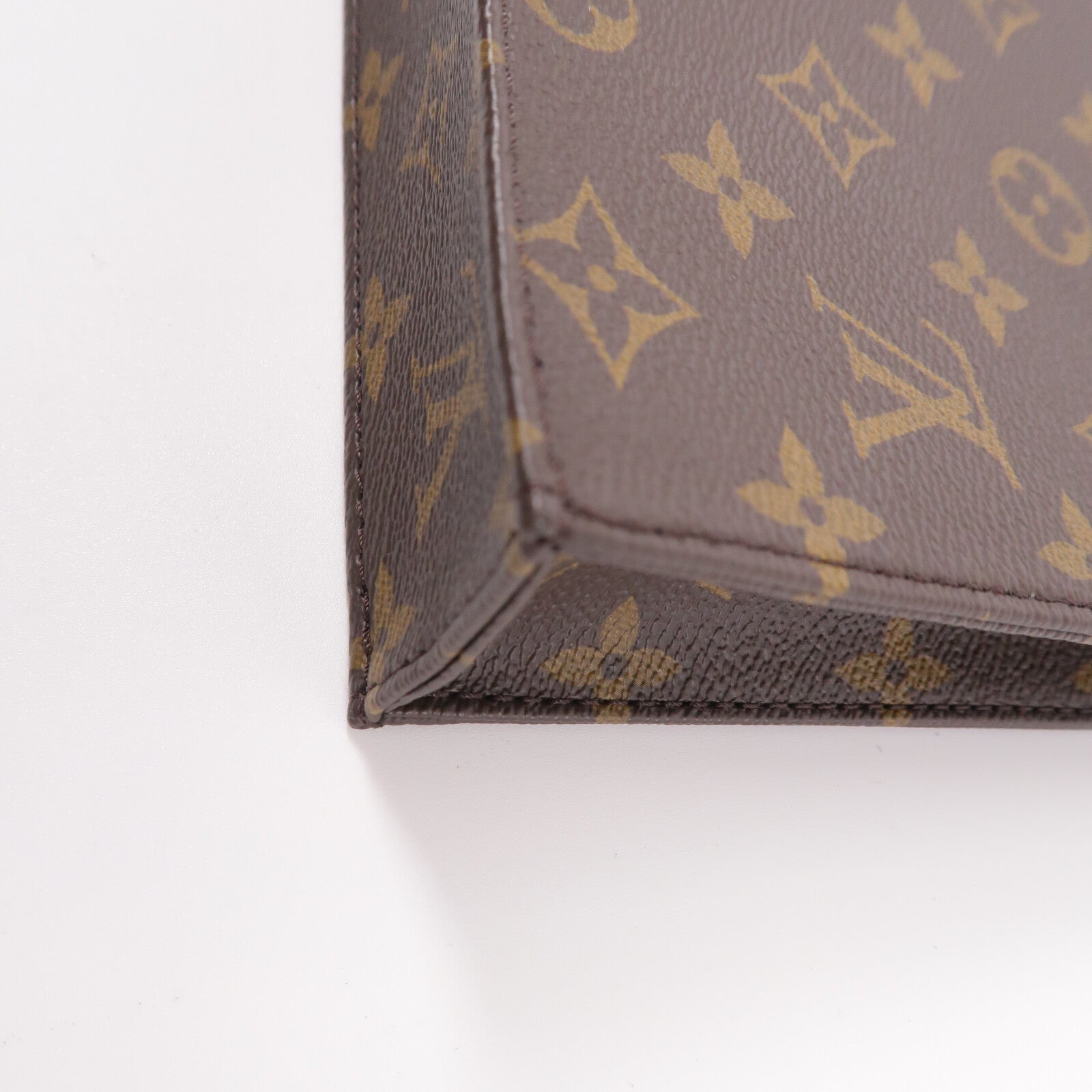 LOUIS VUITTON Monogram Petit Sac Plat手挽肩背兩用袋