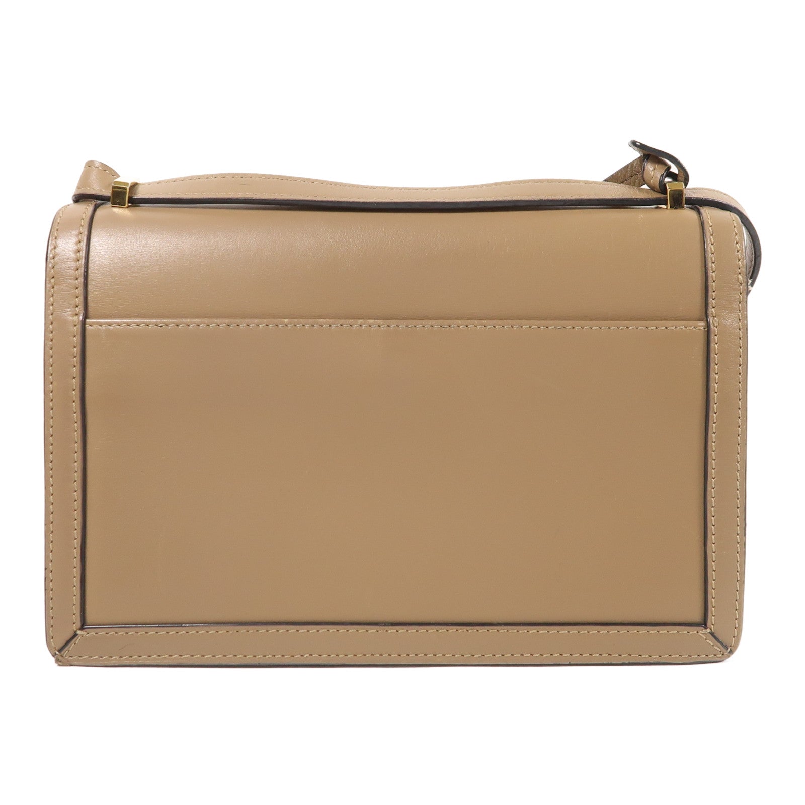 LOEWE 牛皮皮革Barcelona Bag金扣肩背袋