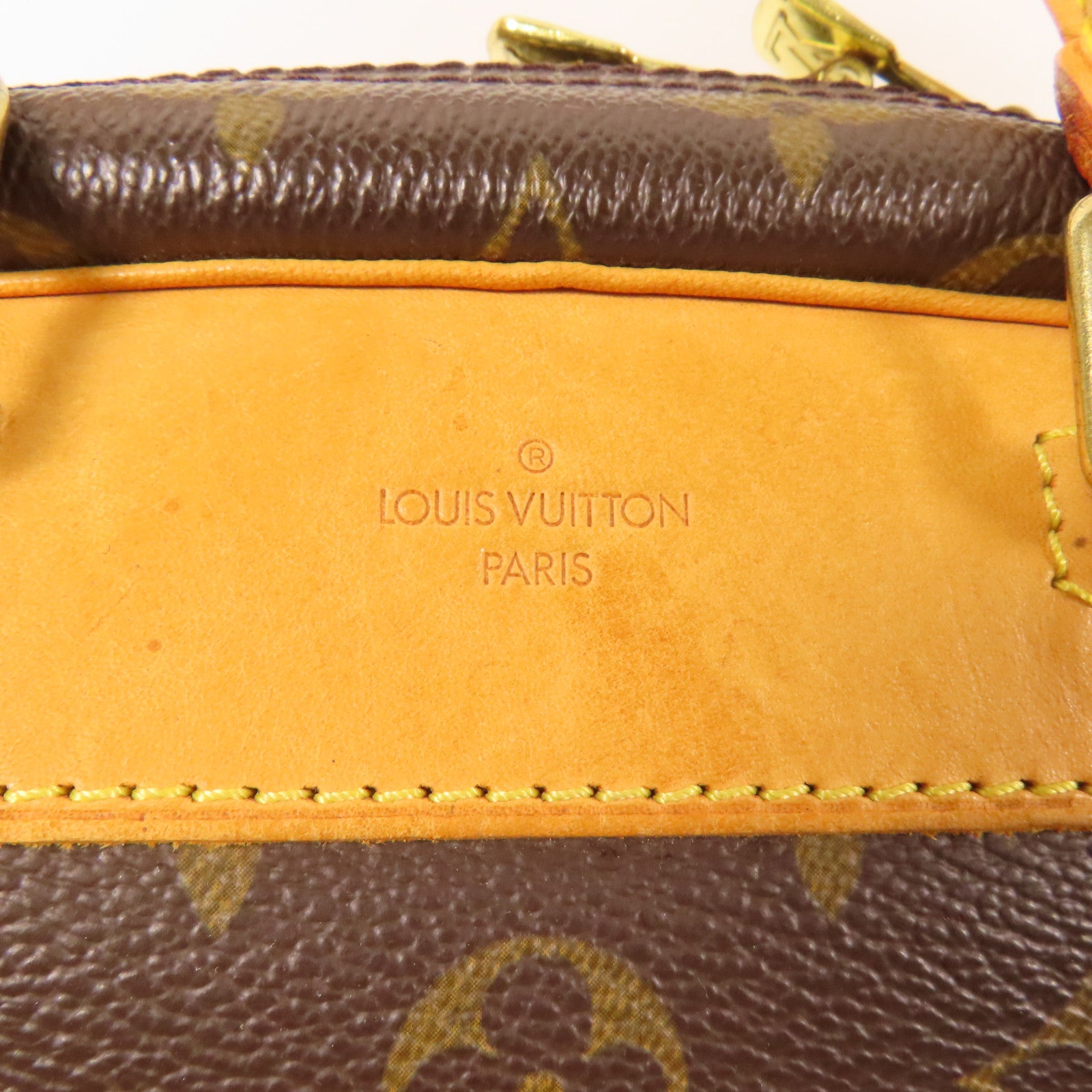 LOUIS VUITTON LV GHW Trouville Hand Bag M42228 Monogram Brown