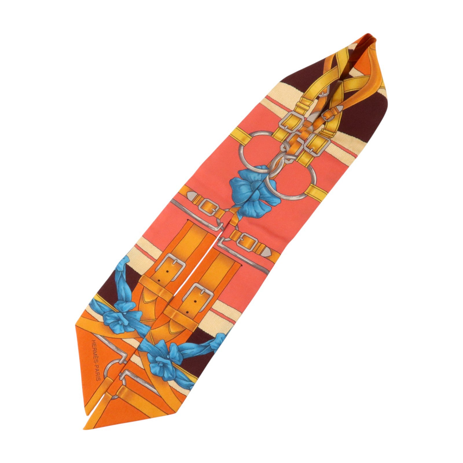 HERMES 絲質Twilly絲巾