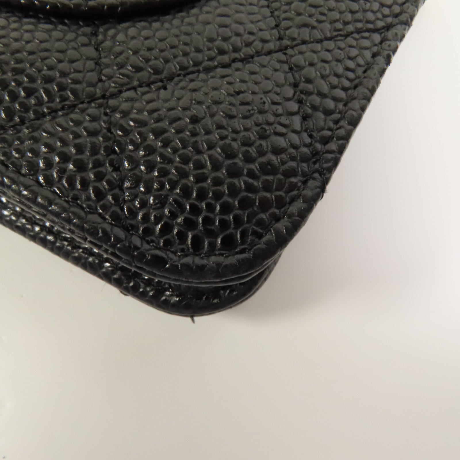 CHANEL 牛皮皮革WOC Wallet On Chain金扣鏈帶肩背袋