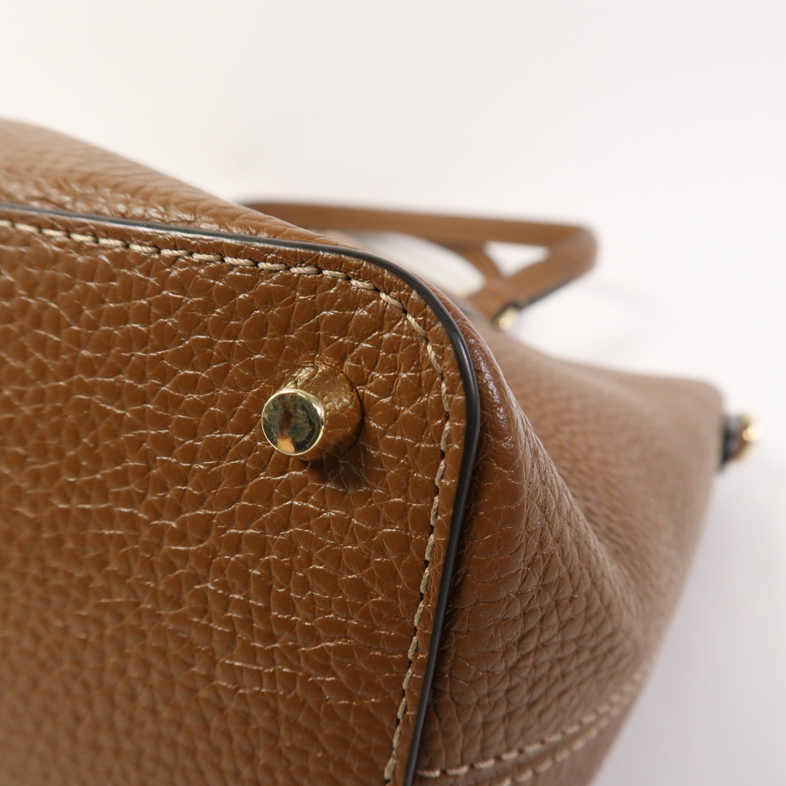 Furla 牛皮皮革Shoulder Bag金扣手挽肩背兩用袋