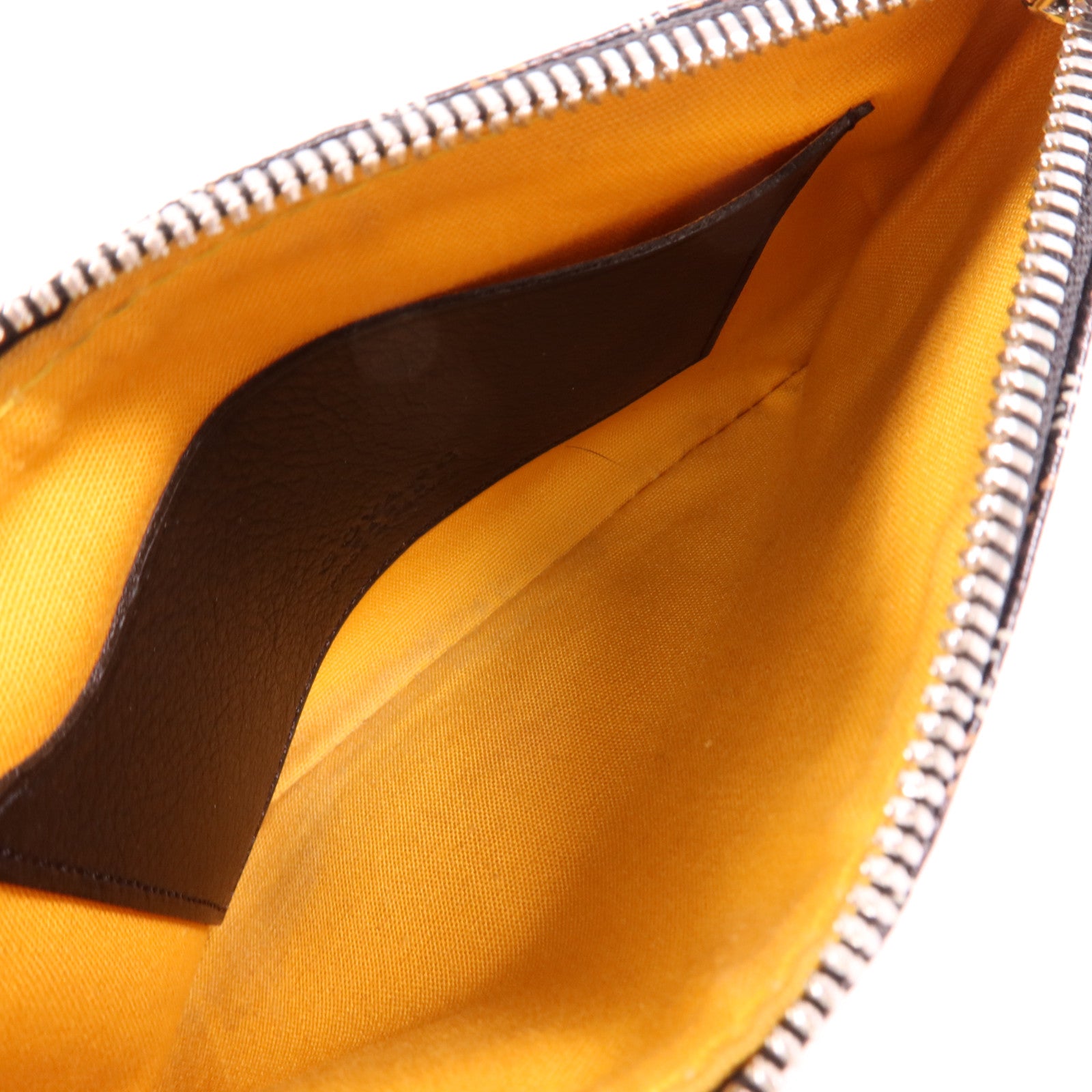 GOYARD 塗層帆布Pouch銀扣手拿包