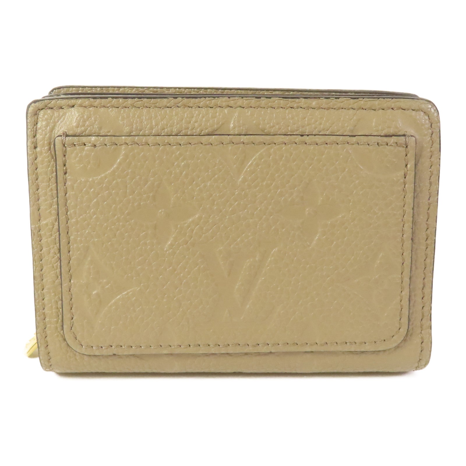 LOUIS VUITTON Clea Wallet Monogram-Empreinte Beige M80152