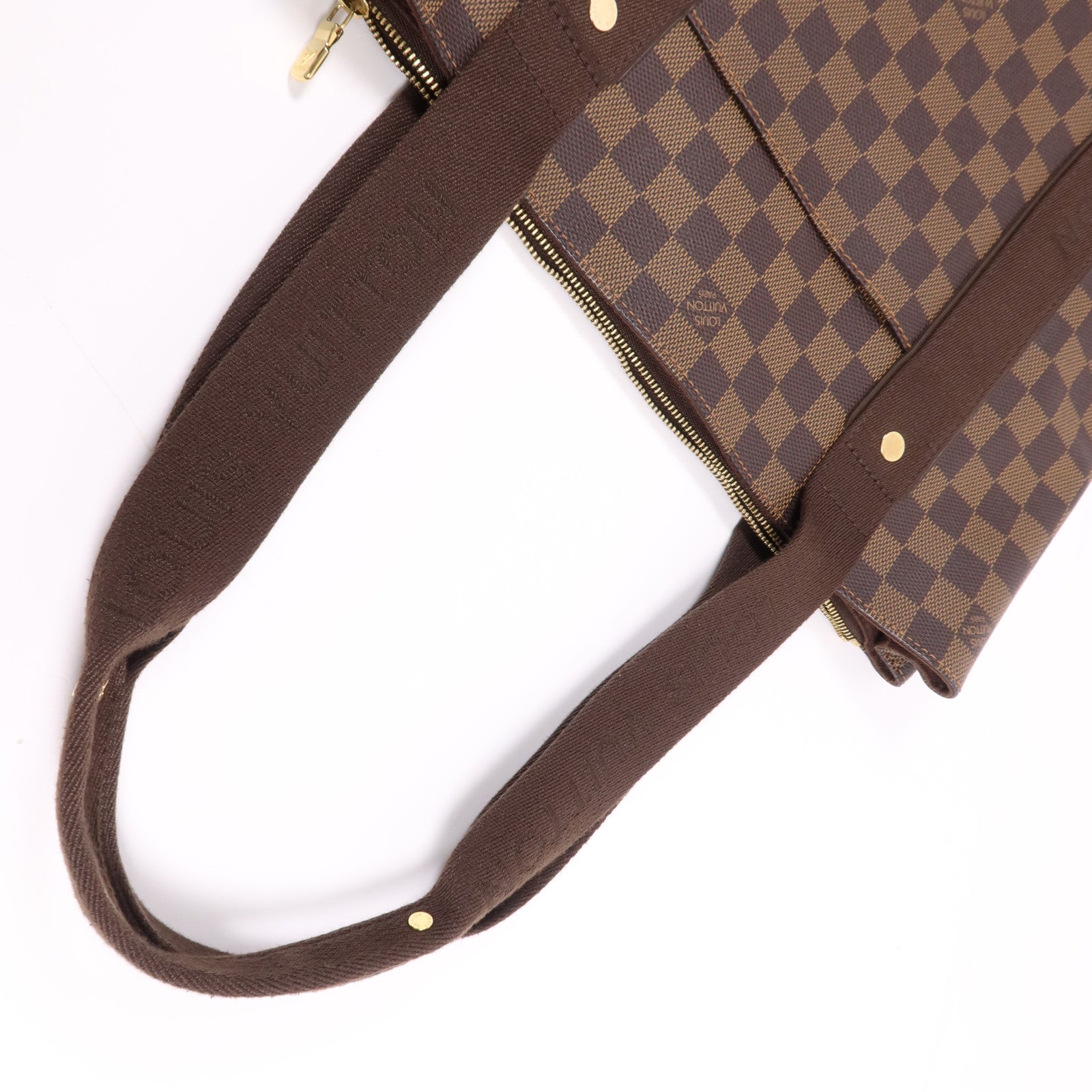 LOUIS VUITTON Damier Beaubourg金扣肩背袋